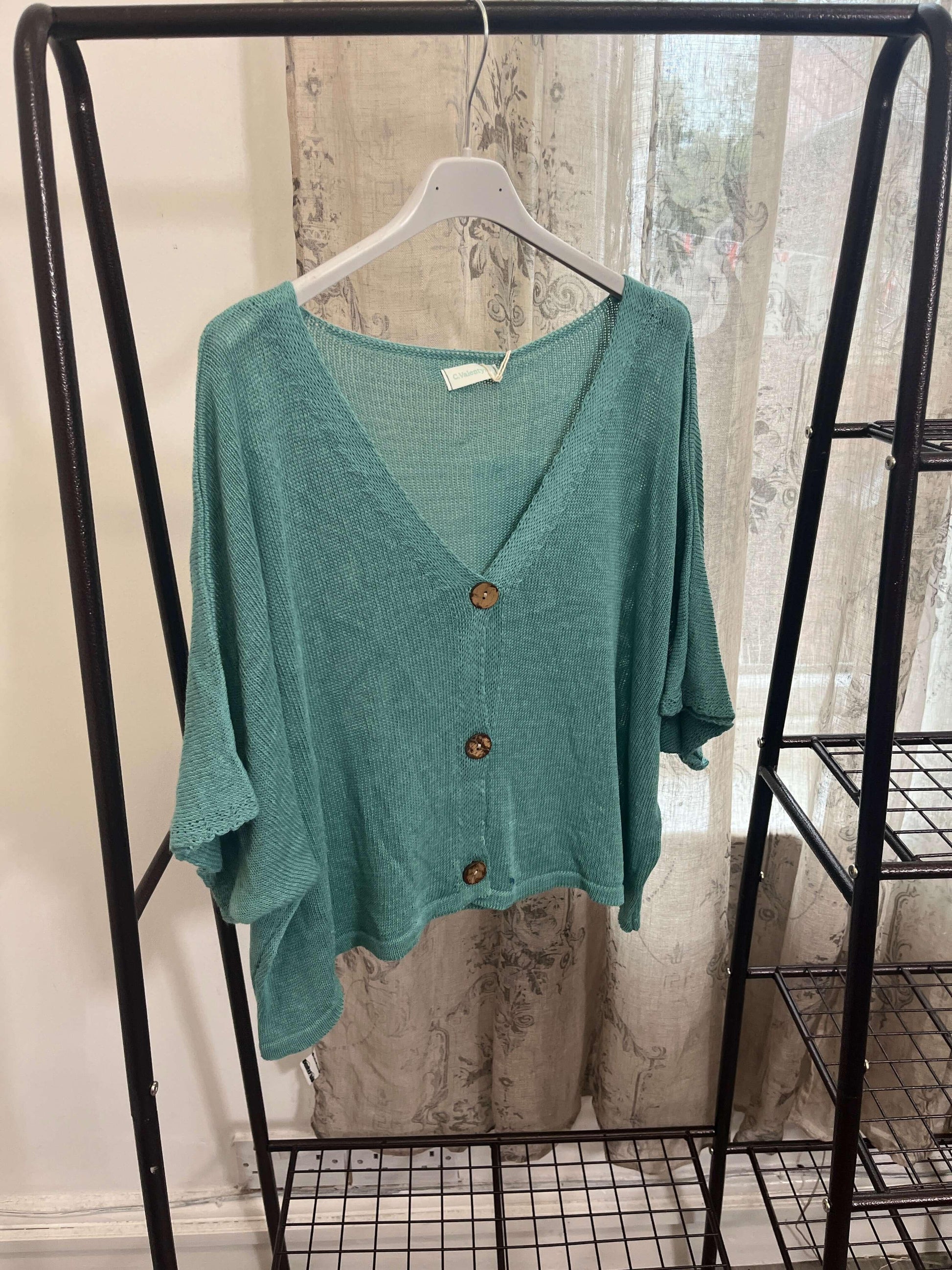 Aimee Cute Button Layering Cardi
