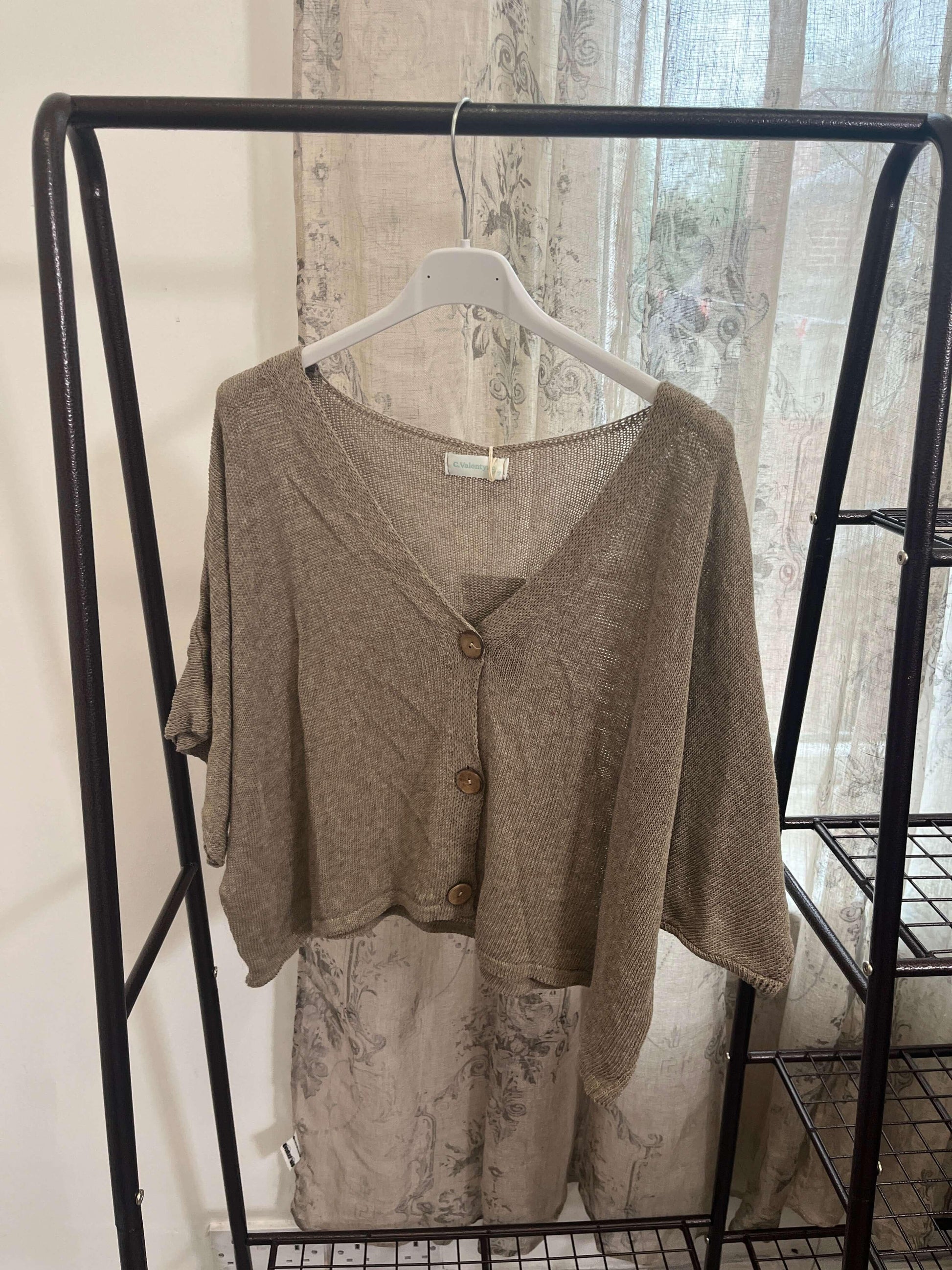 Aimee Cute Button Layering Cardi