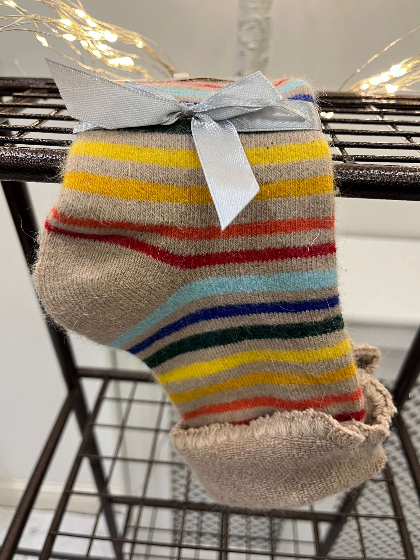 Striped Cuff Sock