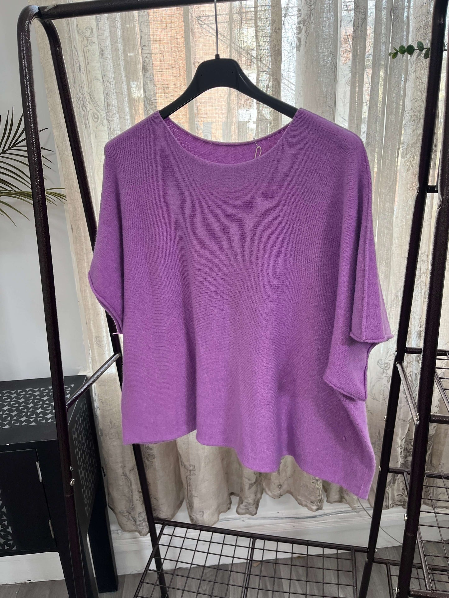Torzi Boxy Swing Fine Knit Jumper