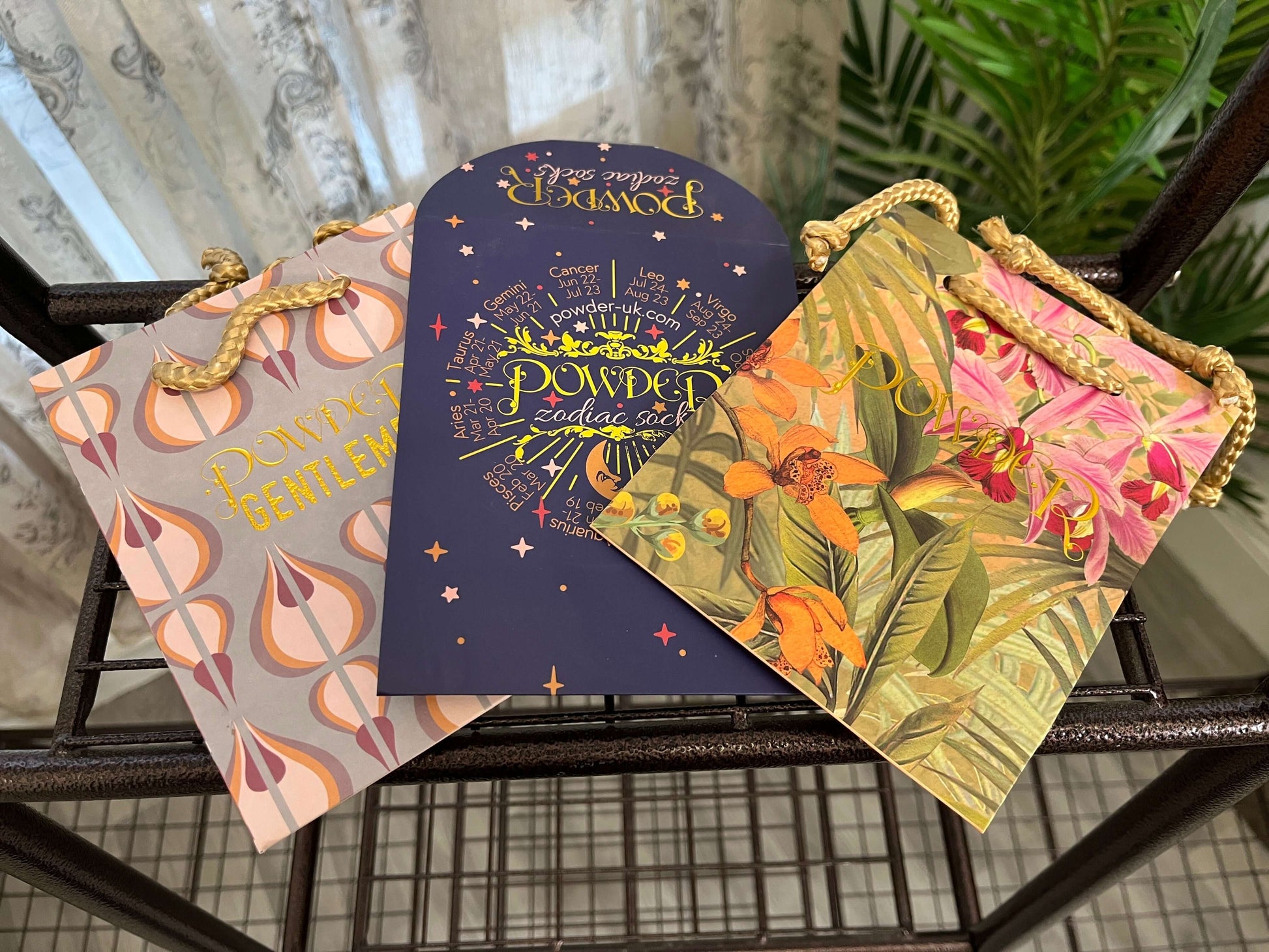 Powder Design Sock Packaging