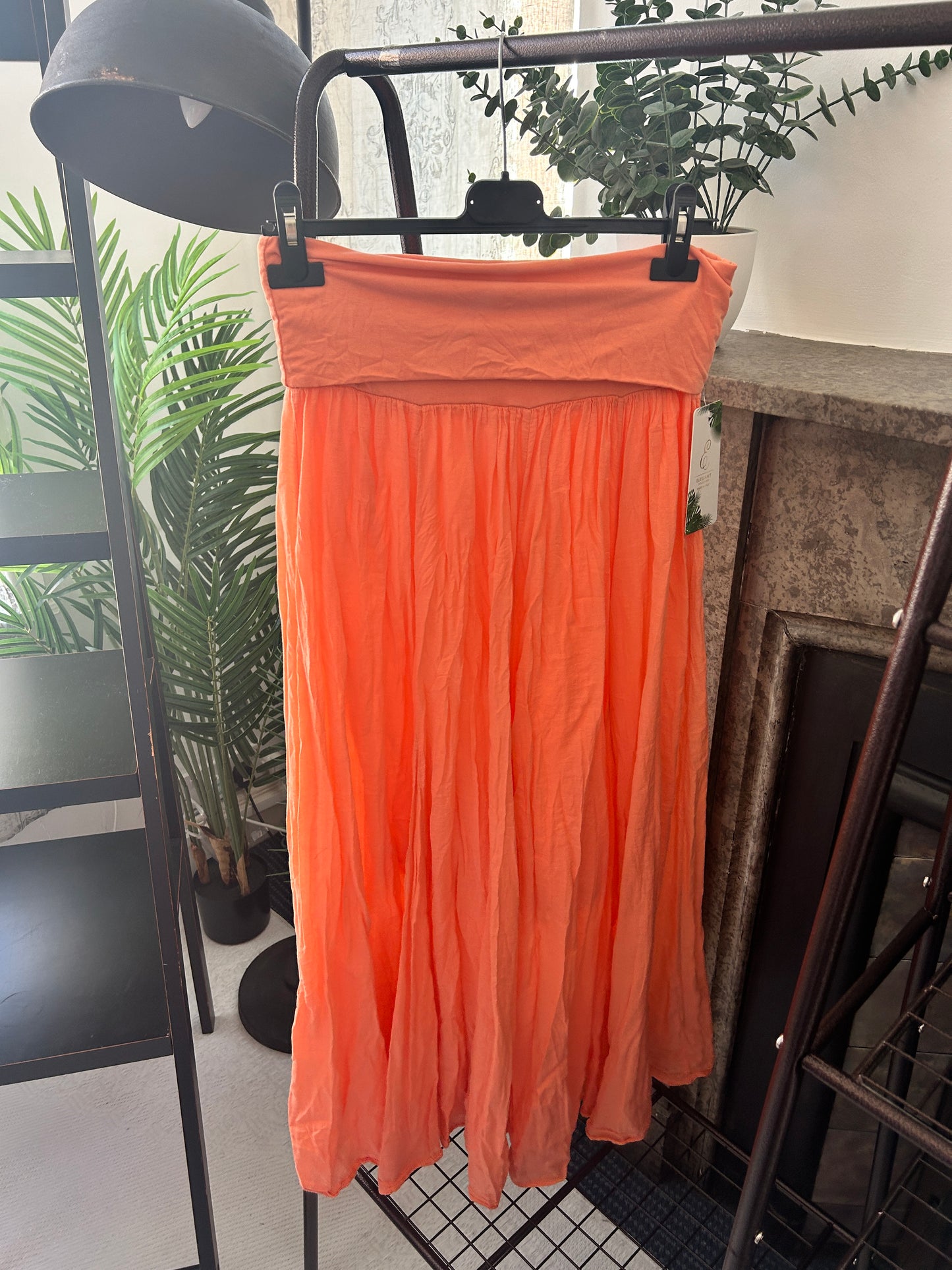 Lizzie Cotton Maxi Length Skirt