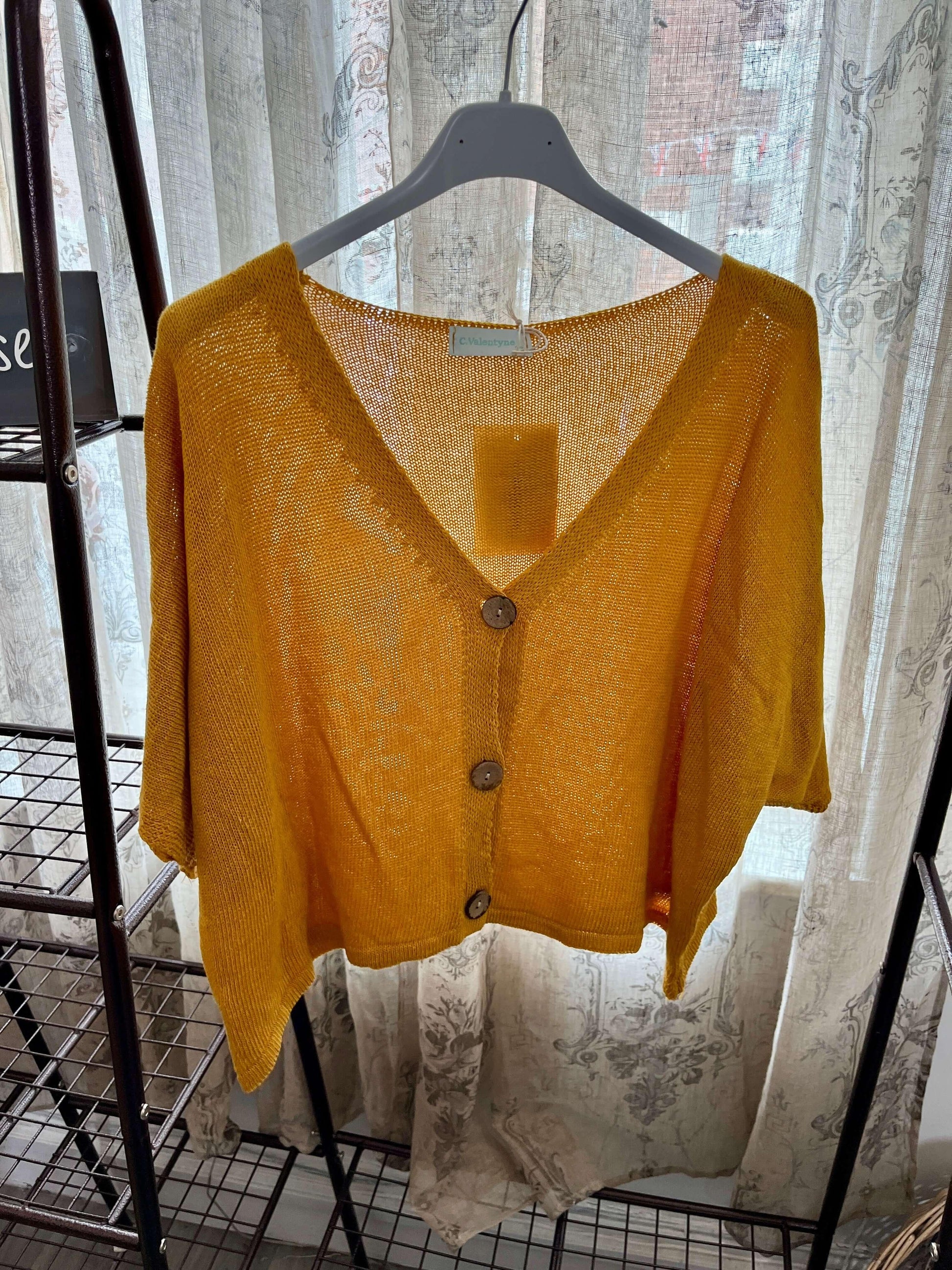 Aimee Cute Button Layering Cardi