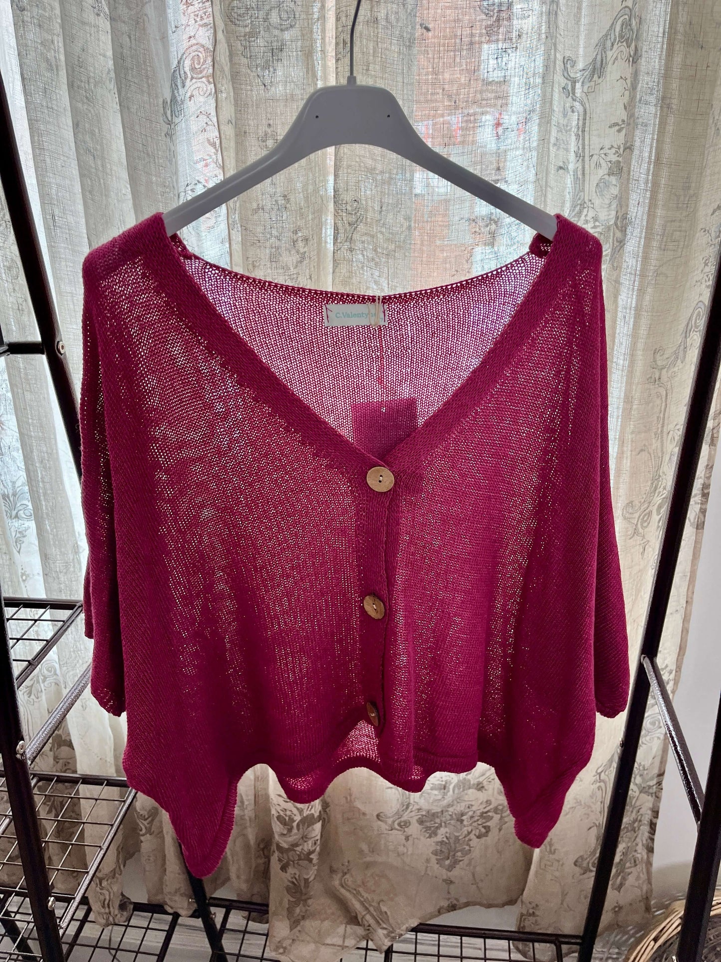 Aimee Cute Button Layering Cardi