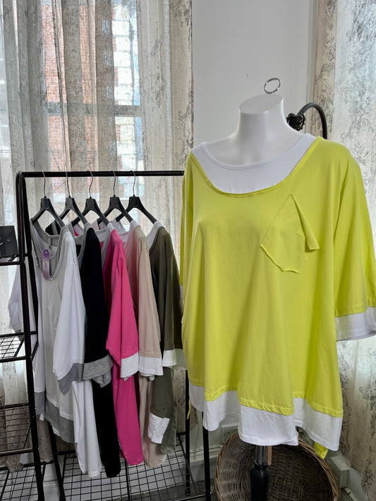 Ladies Layered Effect Top