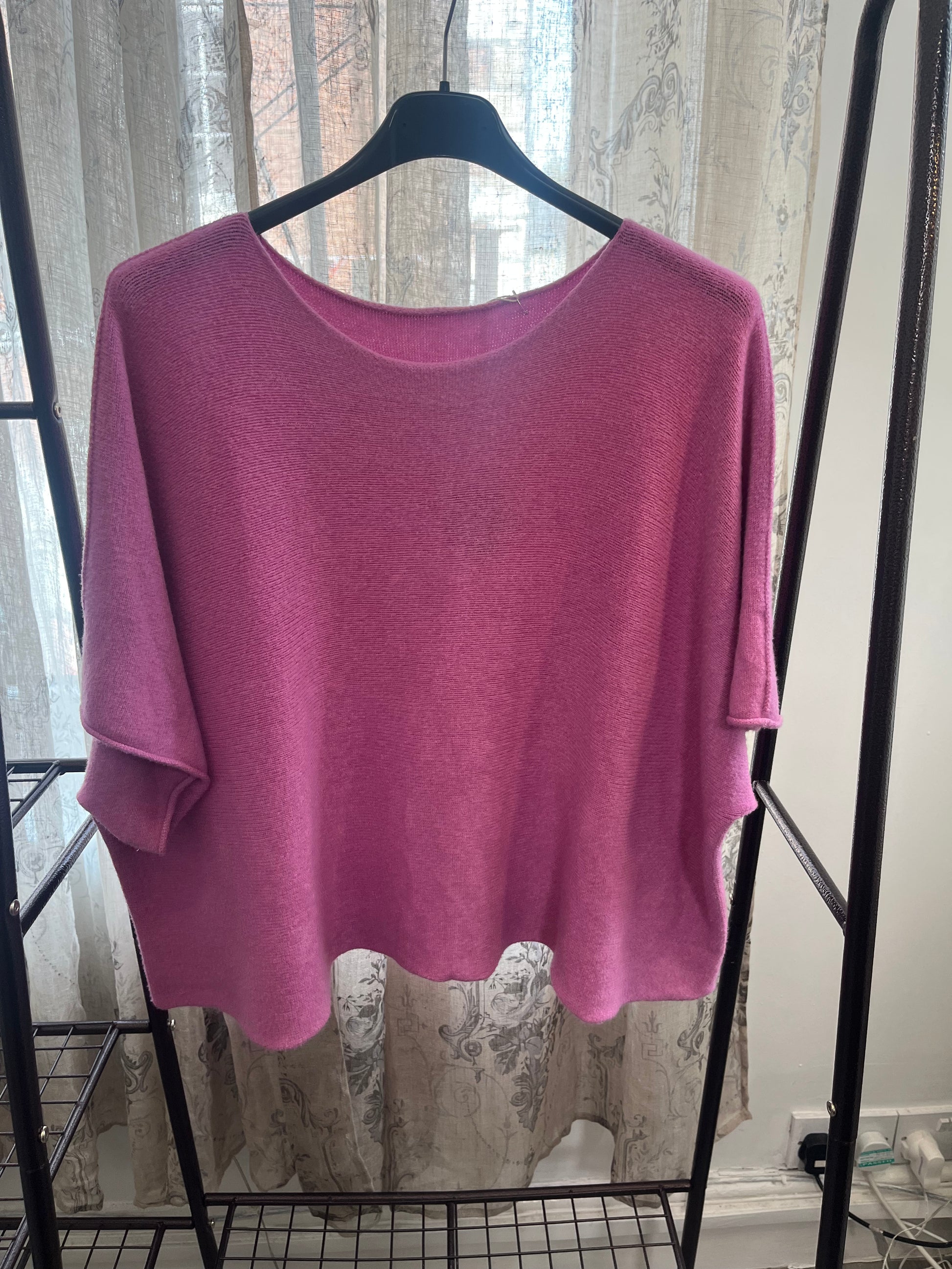 Torzi Boxy Swing Fine Knit Jumper