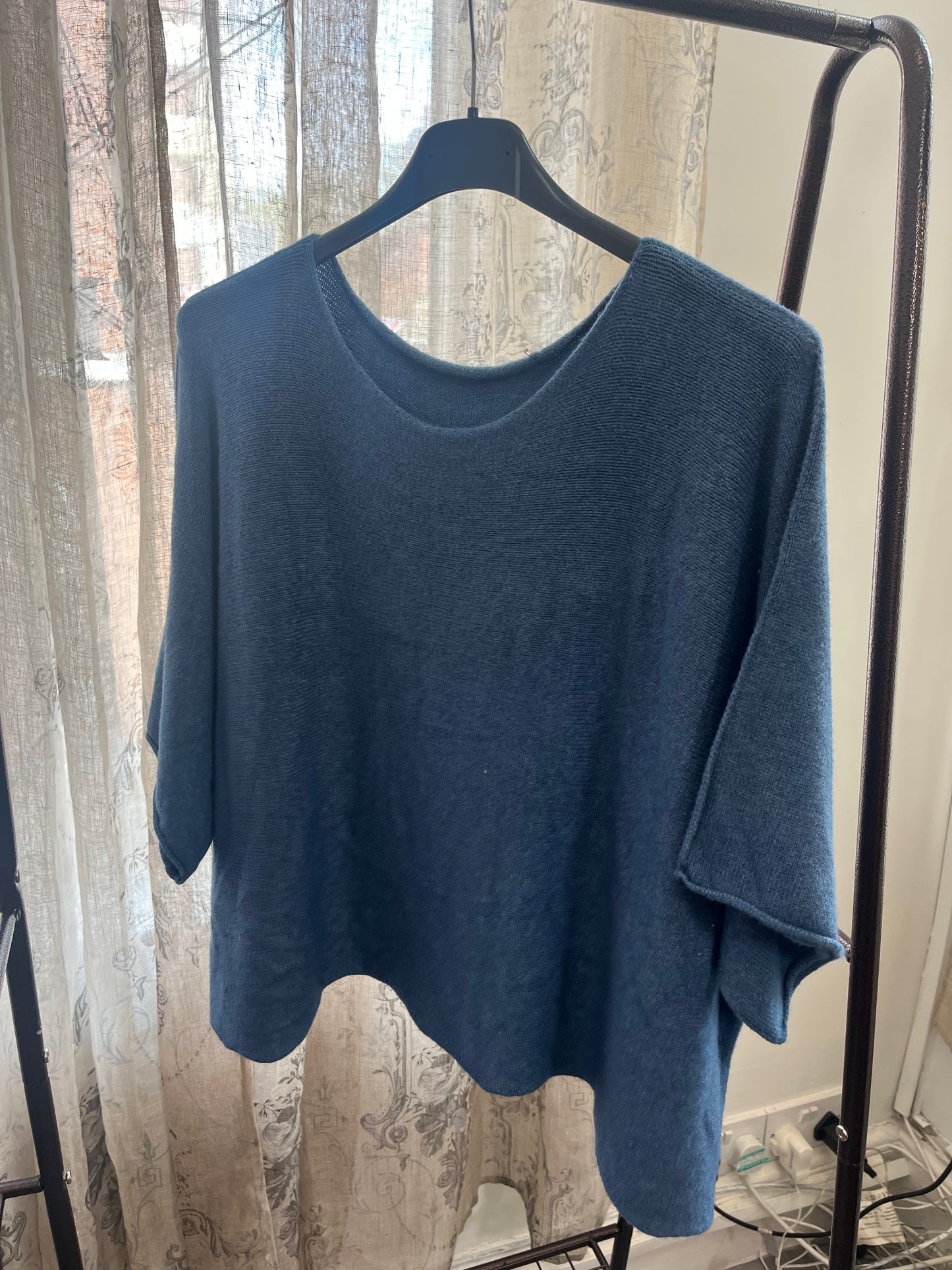 Torzi Boxy Swing Fine Knit Jumper