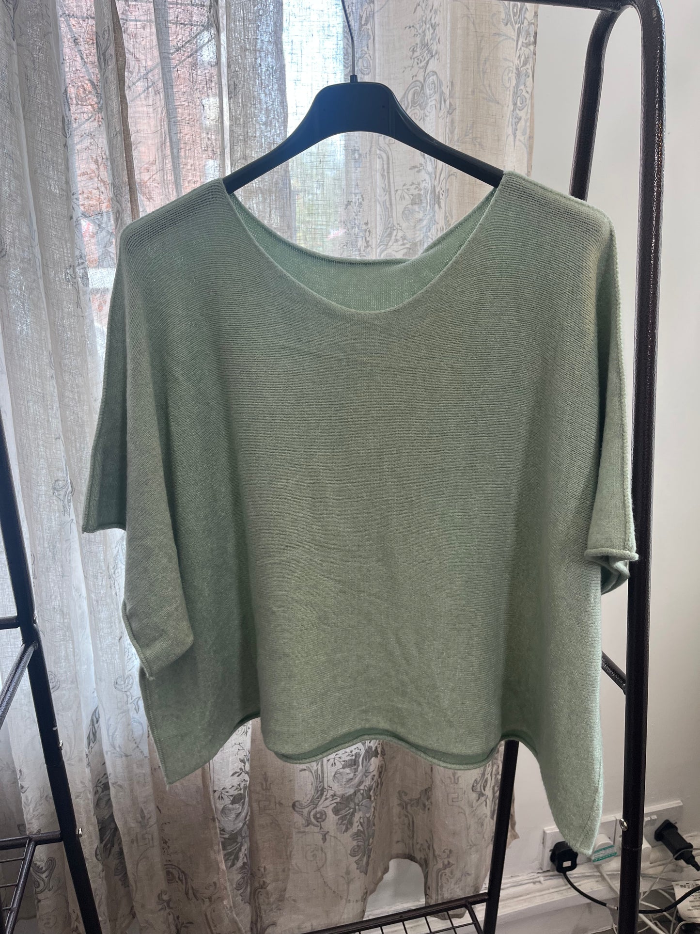 Torzi Boxy Swing Fine Knit Jumper