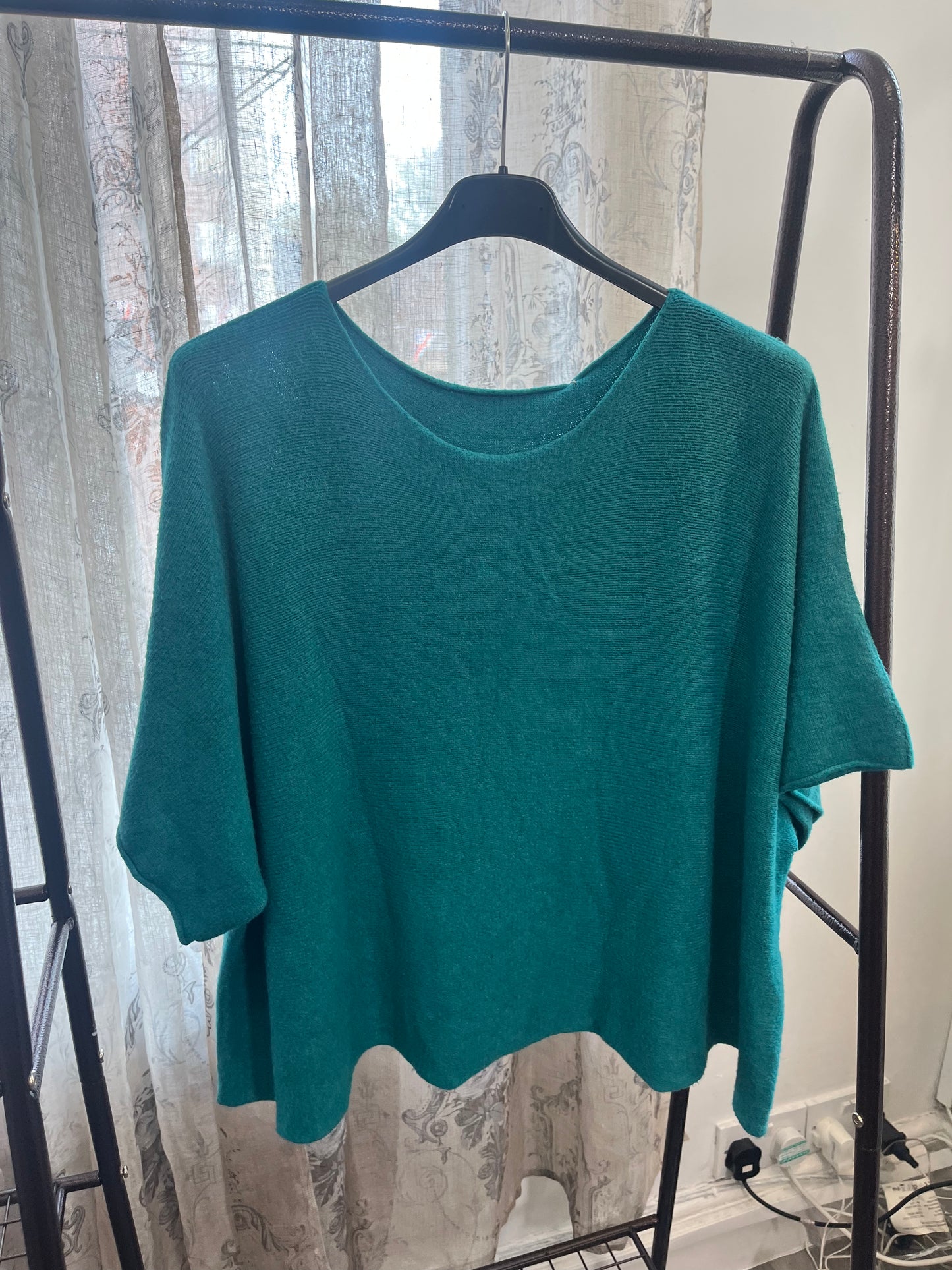 Torzi Boxy Swing Fine Knit Jumper