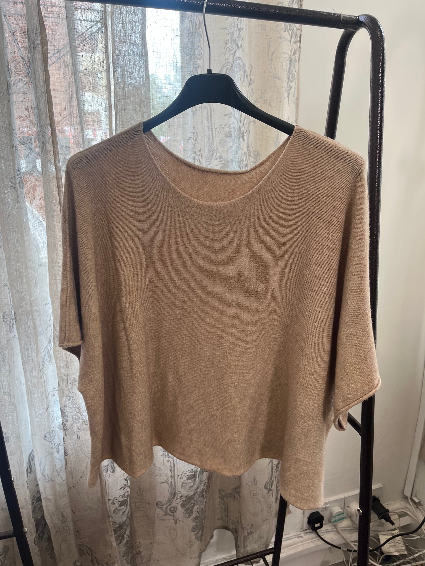 Torzi Boxy Swing Fine Knit Jumper