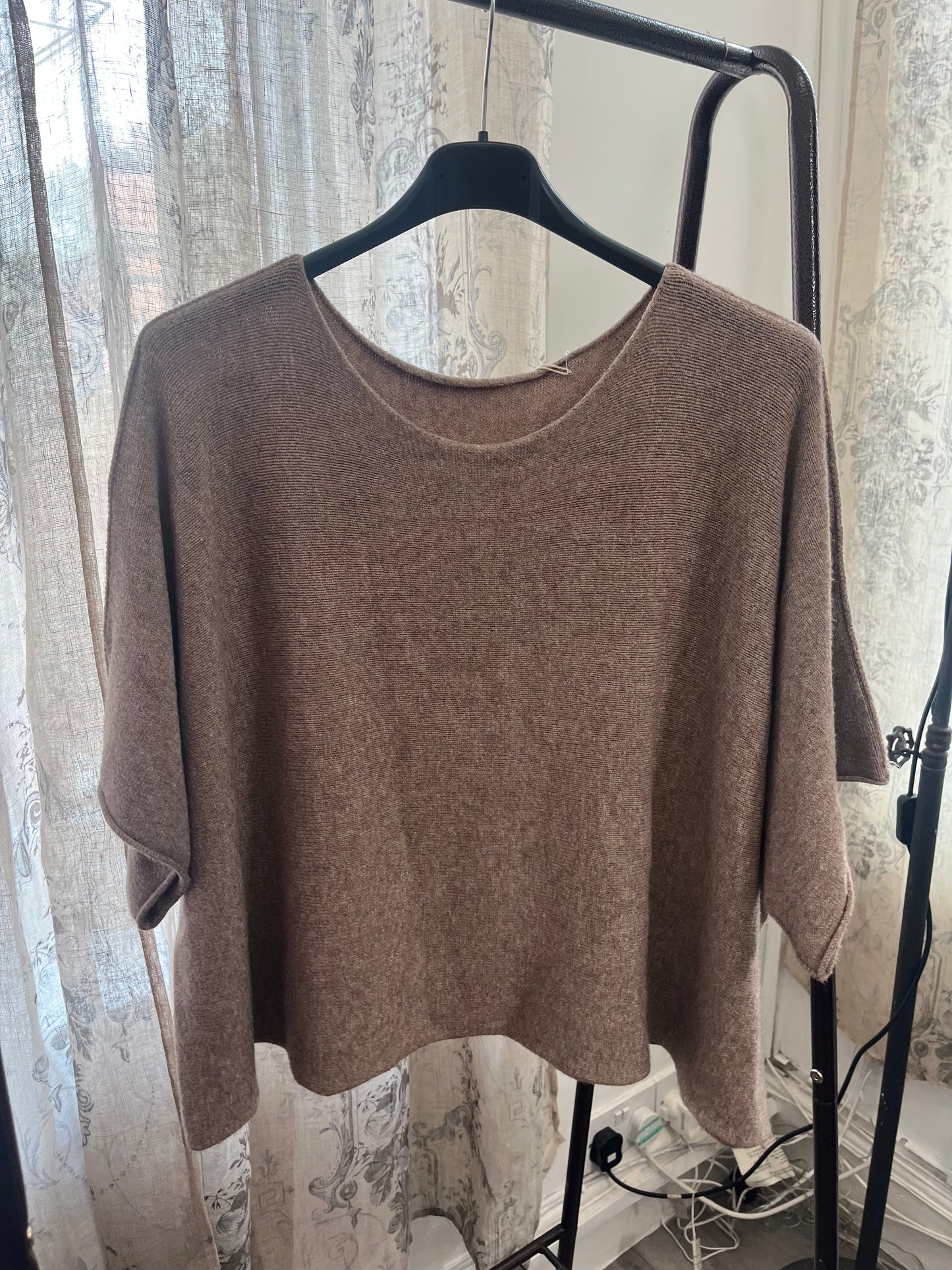 Torzi Boxy Swing Fine Knit Jumper