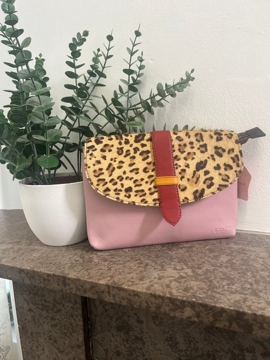 Cheetah Print Soruka Bag