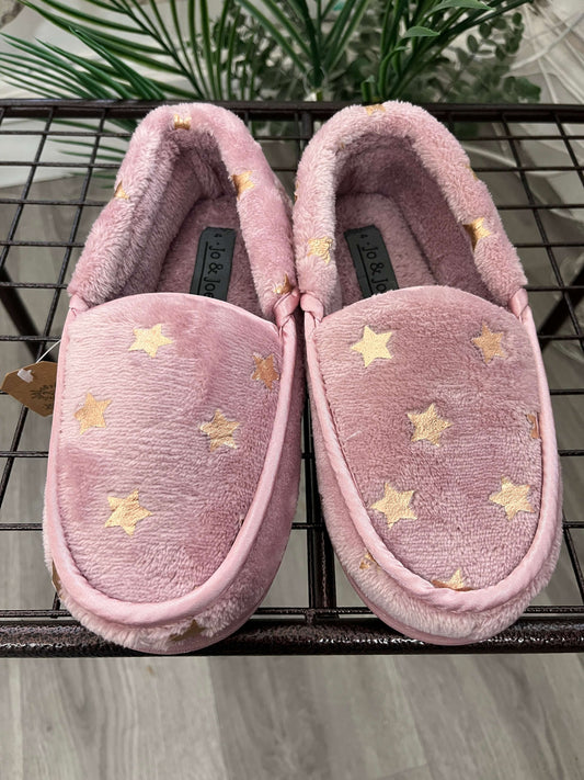 Luna Ladies Pink Star Slipper