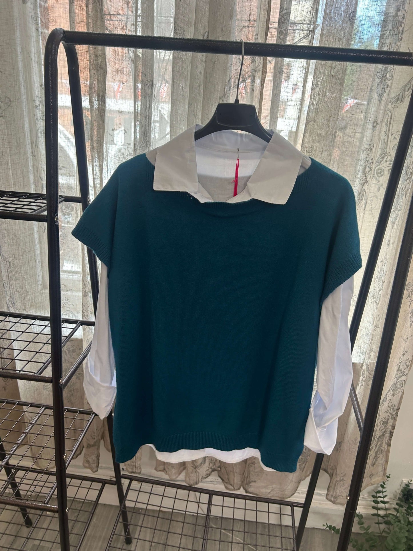 Button Back Tabard & Shirt Set