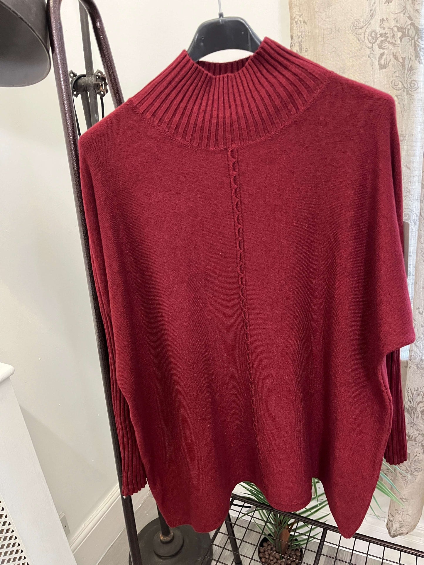 Liberty Turtle Neck Plat Front Jumper