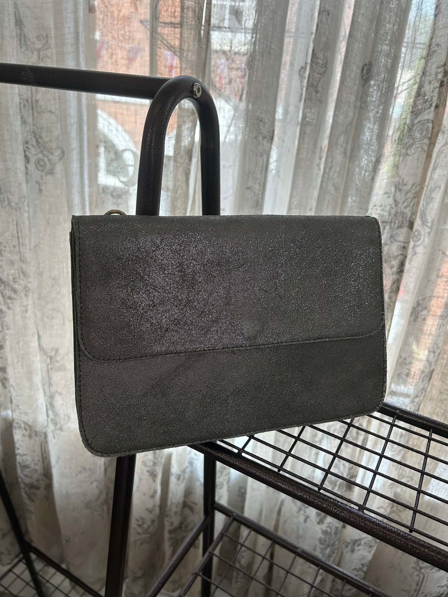 Soruka Foldover Recycled Leather Clutch
