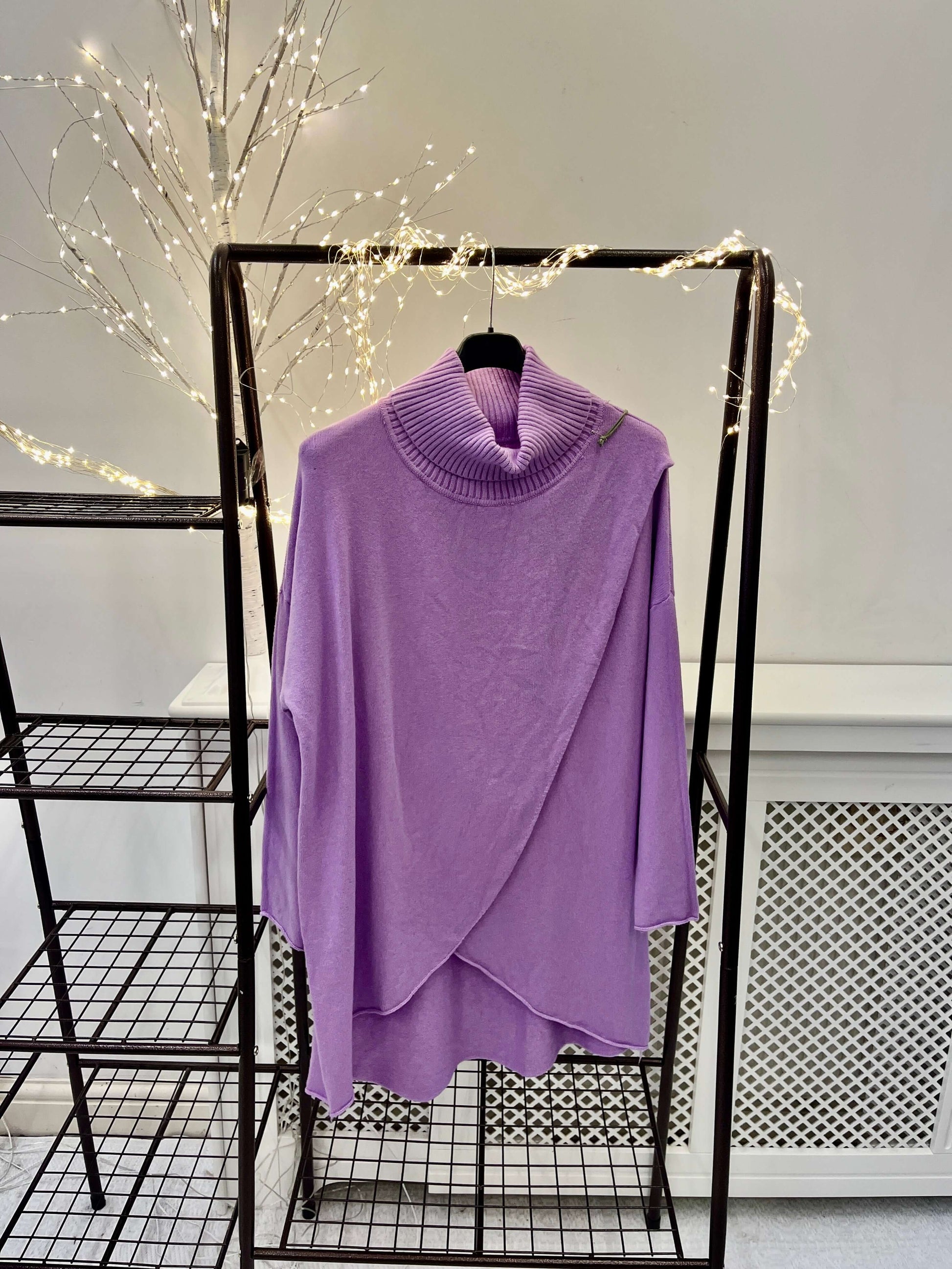 Laurel Crossover Cowl Neck Jumper