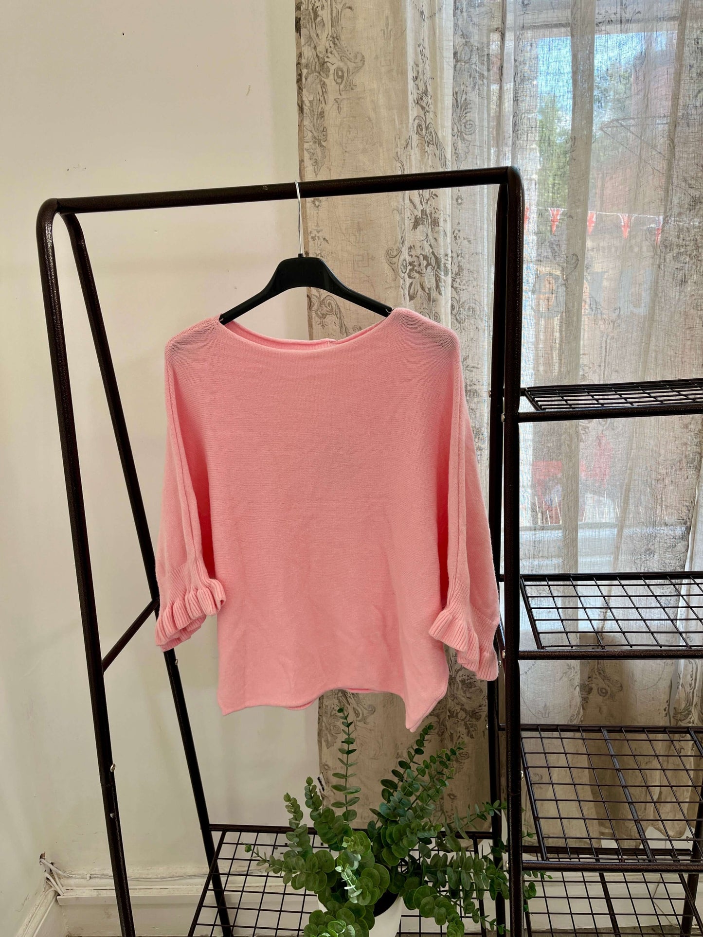 Eliza Fluted Sleeve Super Soft Jumper