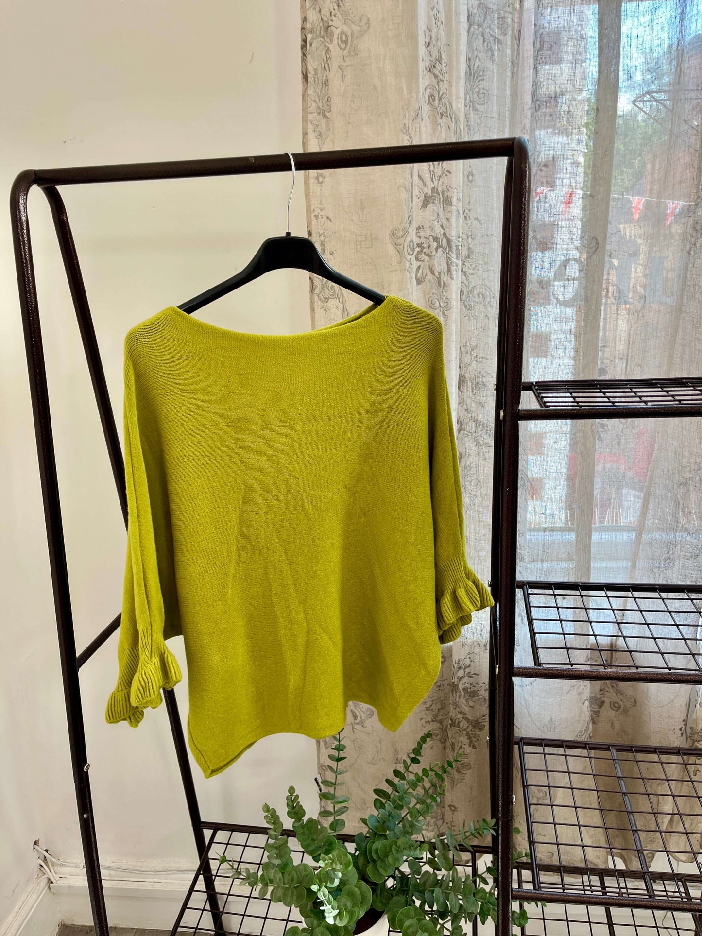 Eliza Fluted Sleeve Super Soft Jumper