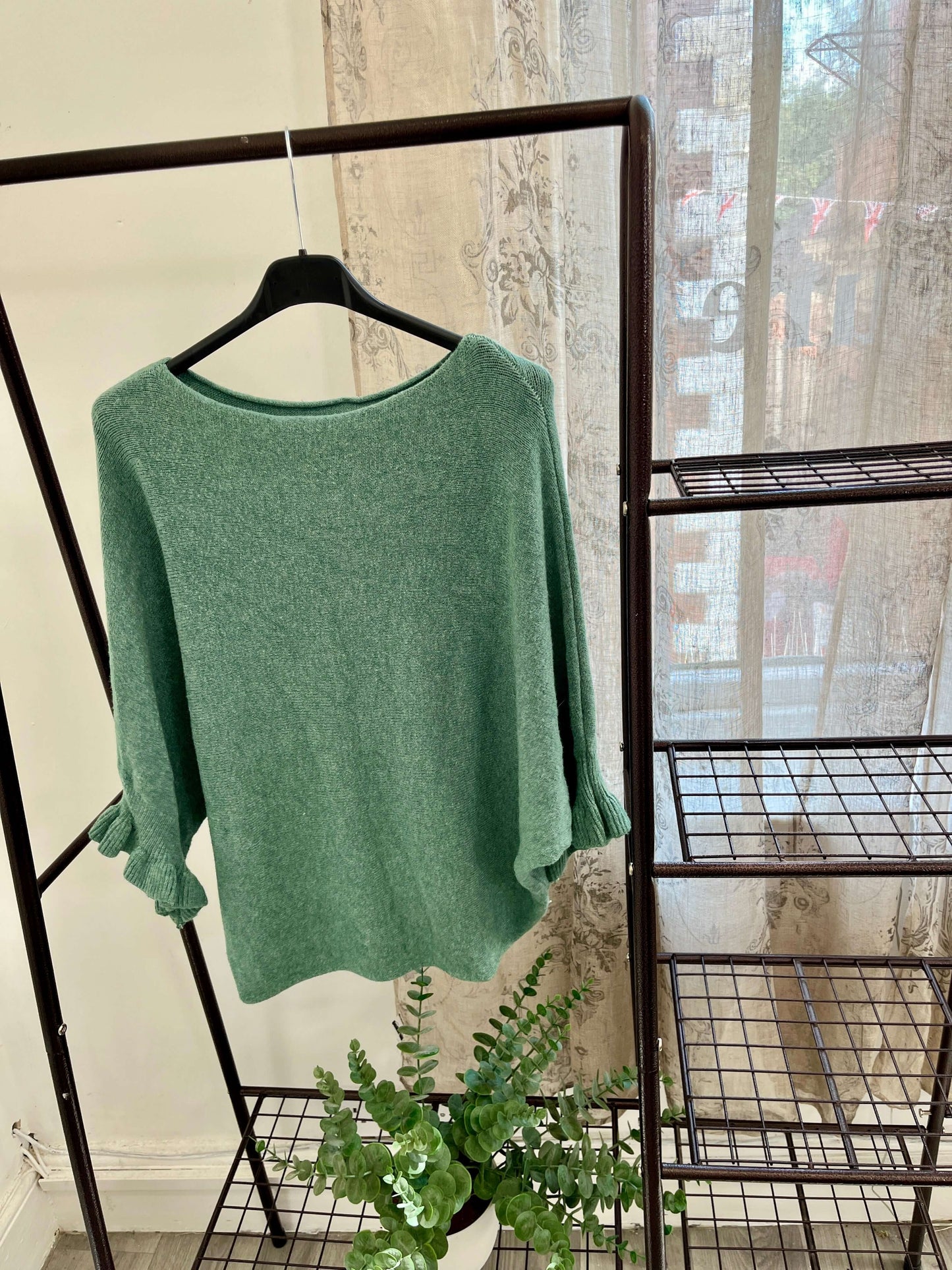 Eliza Fluted Sleeve Super Soft Jumper