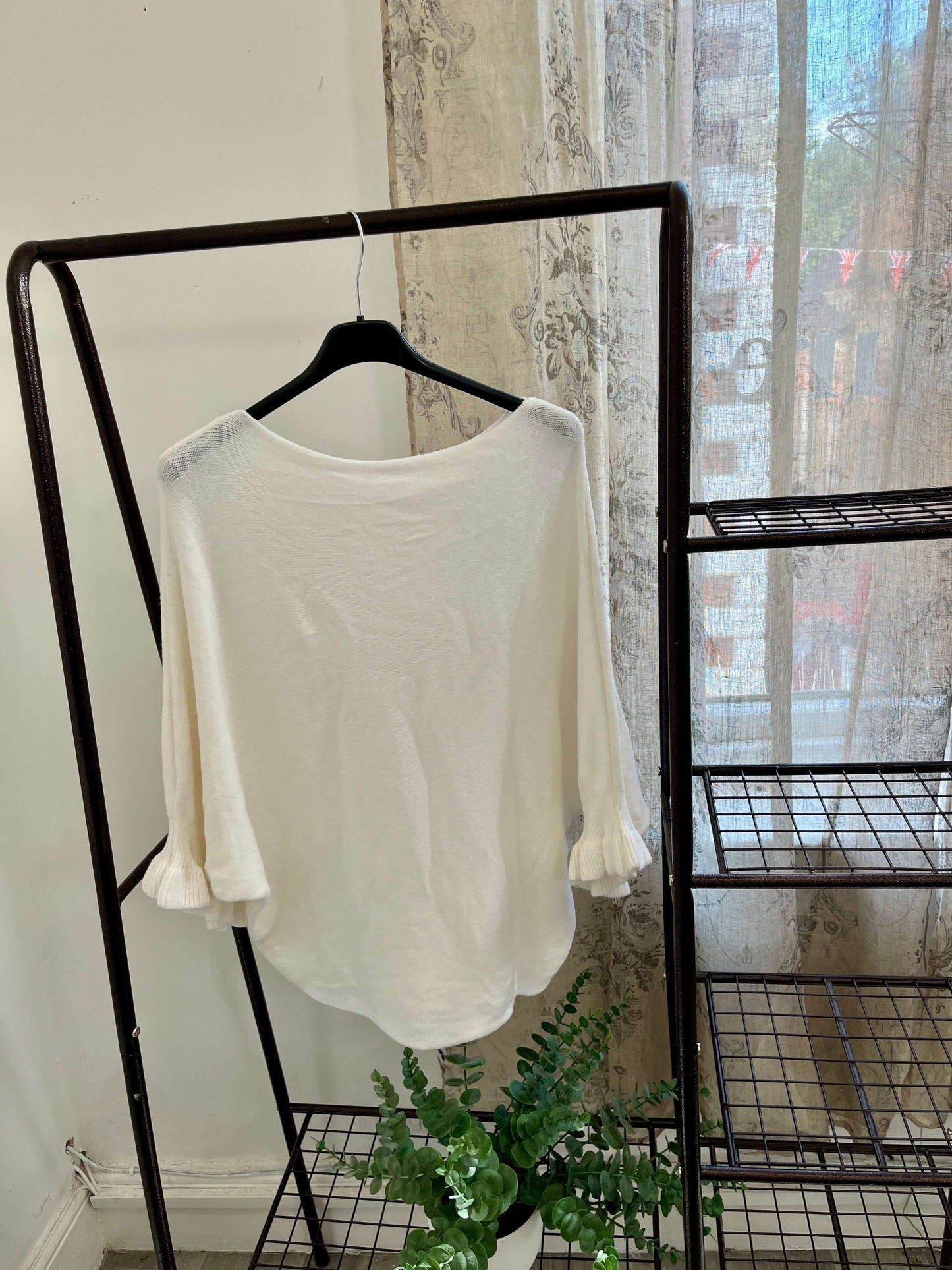 Eliza Fluted Sleeve Super Soft Jumper