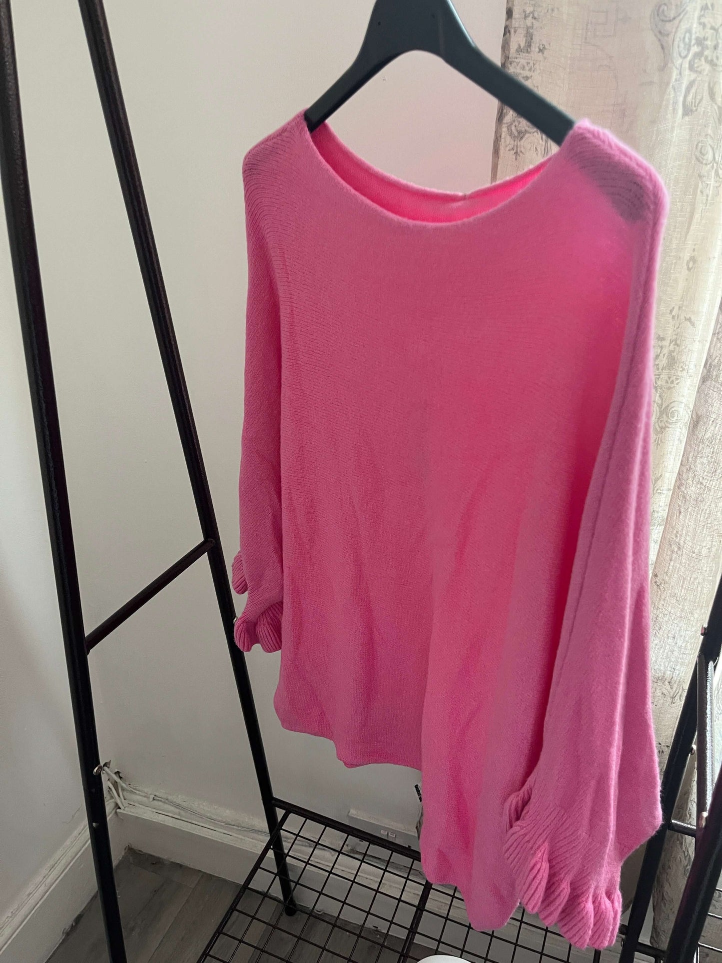 Eliza Fluted Sleeve Super Soft Jumper