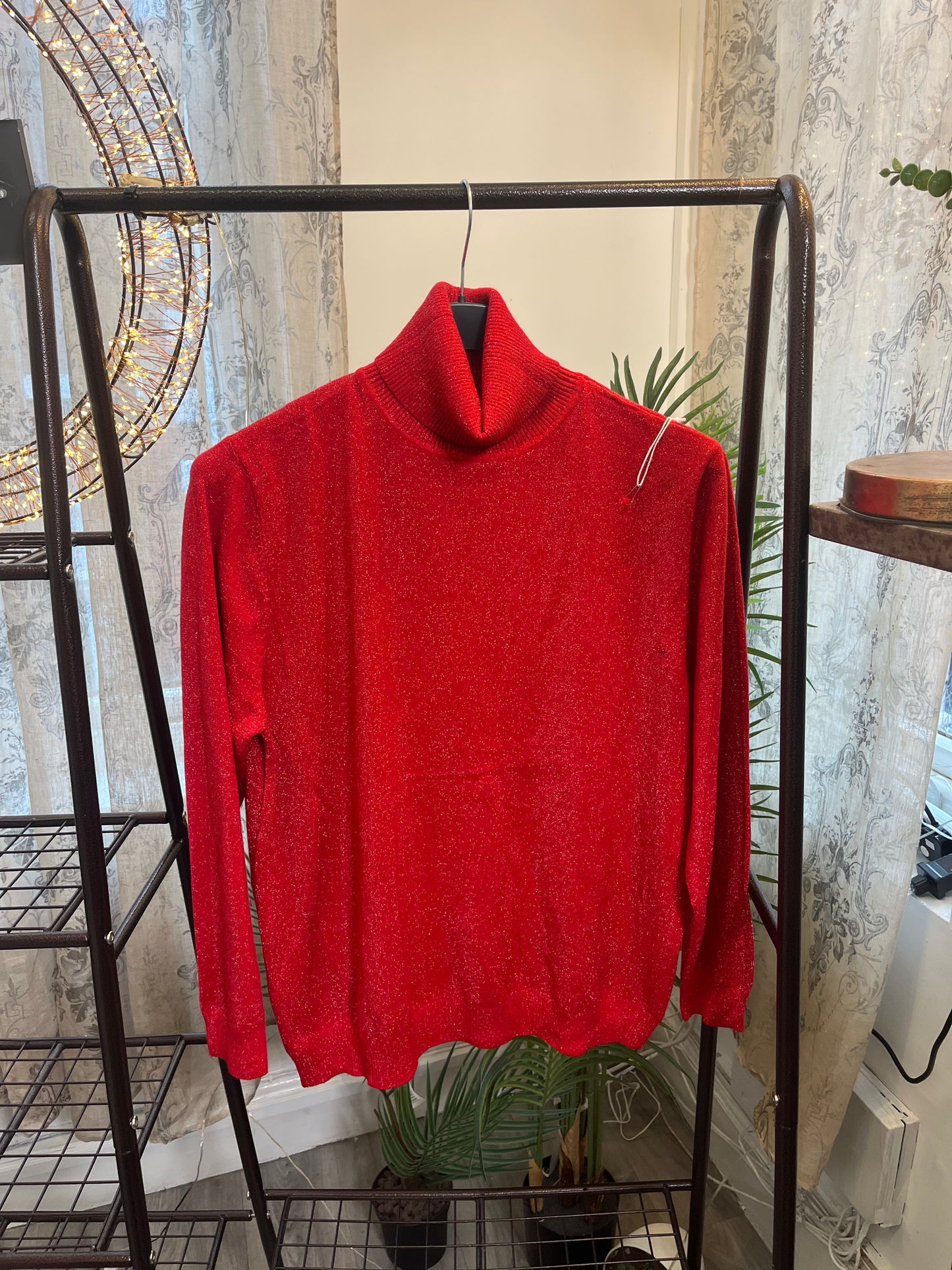 Sophie Glittery Polo Neck Jumper