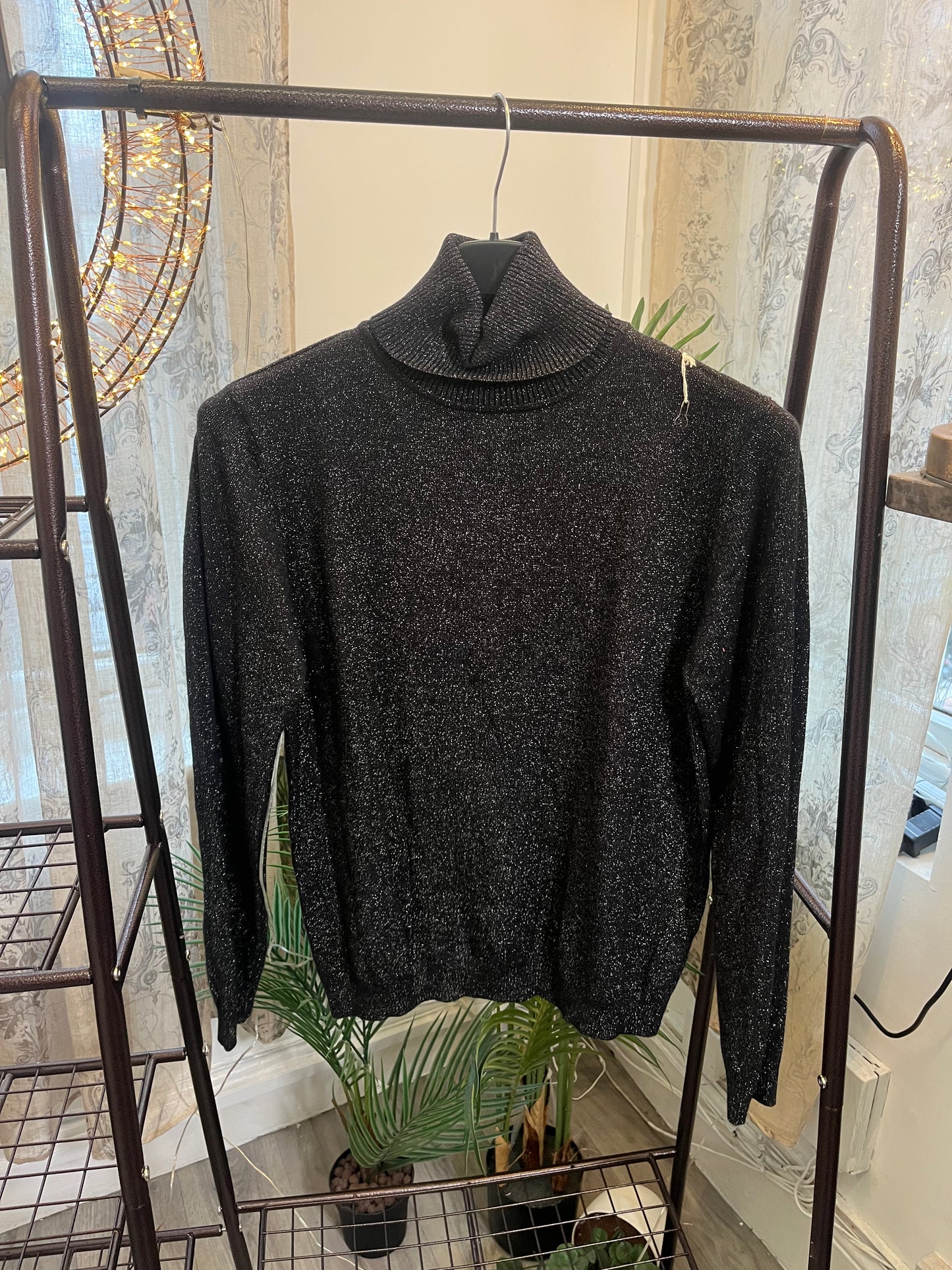 Sophie Glittery Polo Neck Jumper