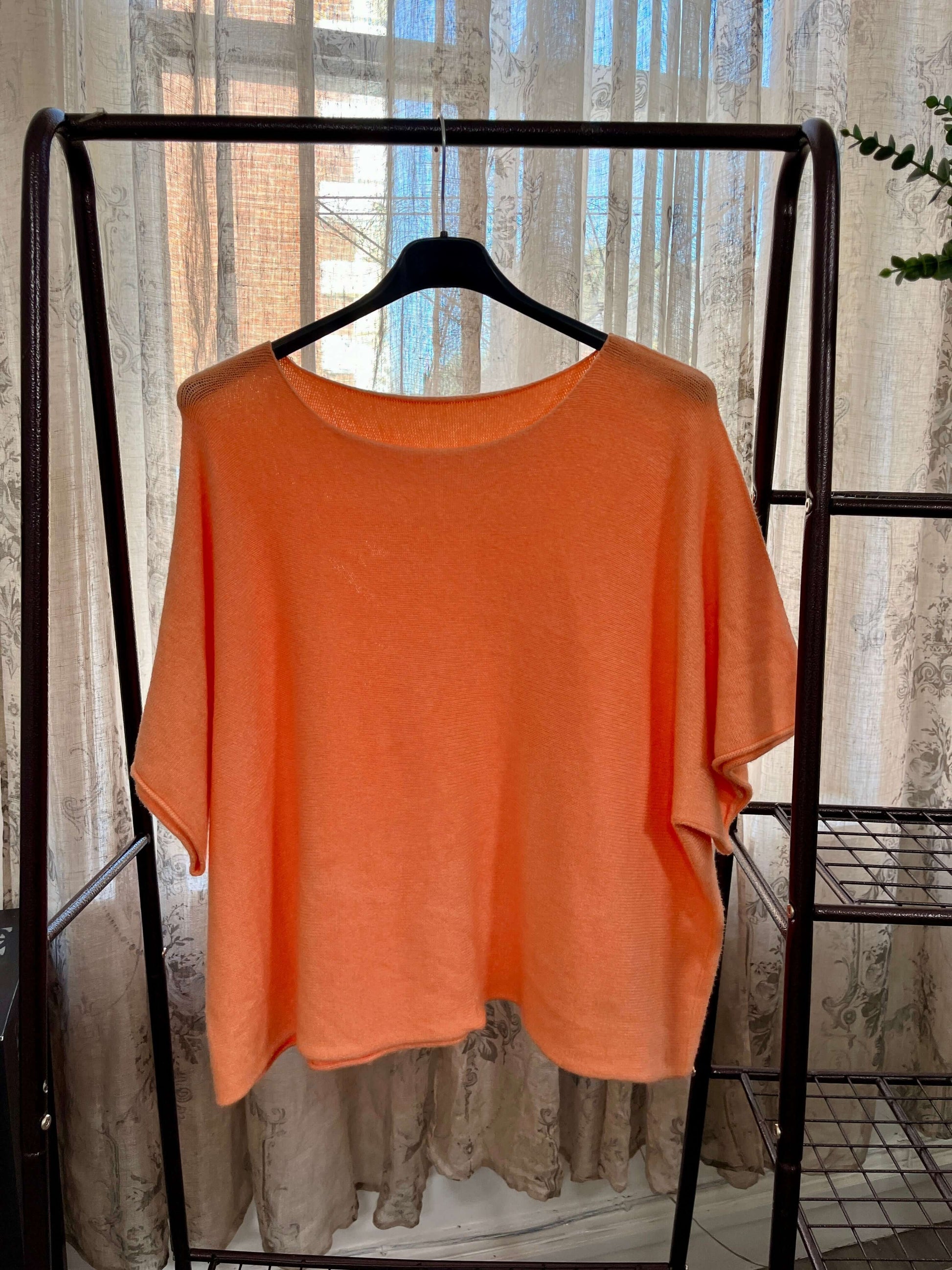Torzi Boxy Swing Fine Knit Jumper