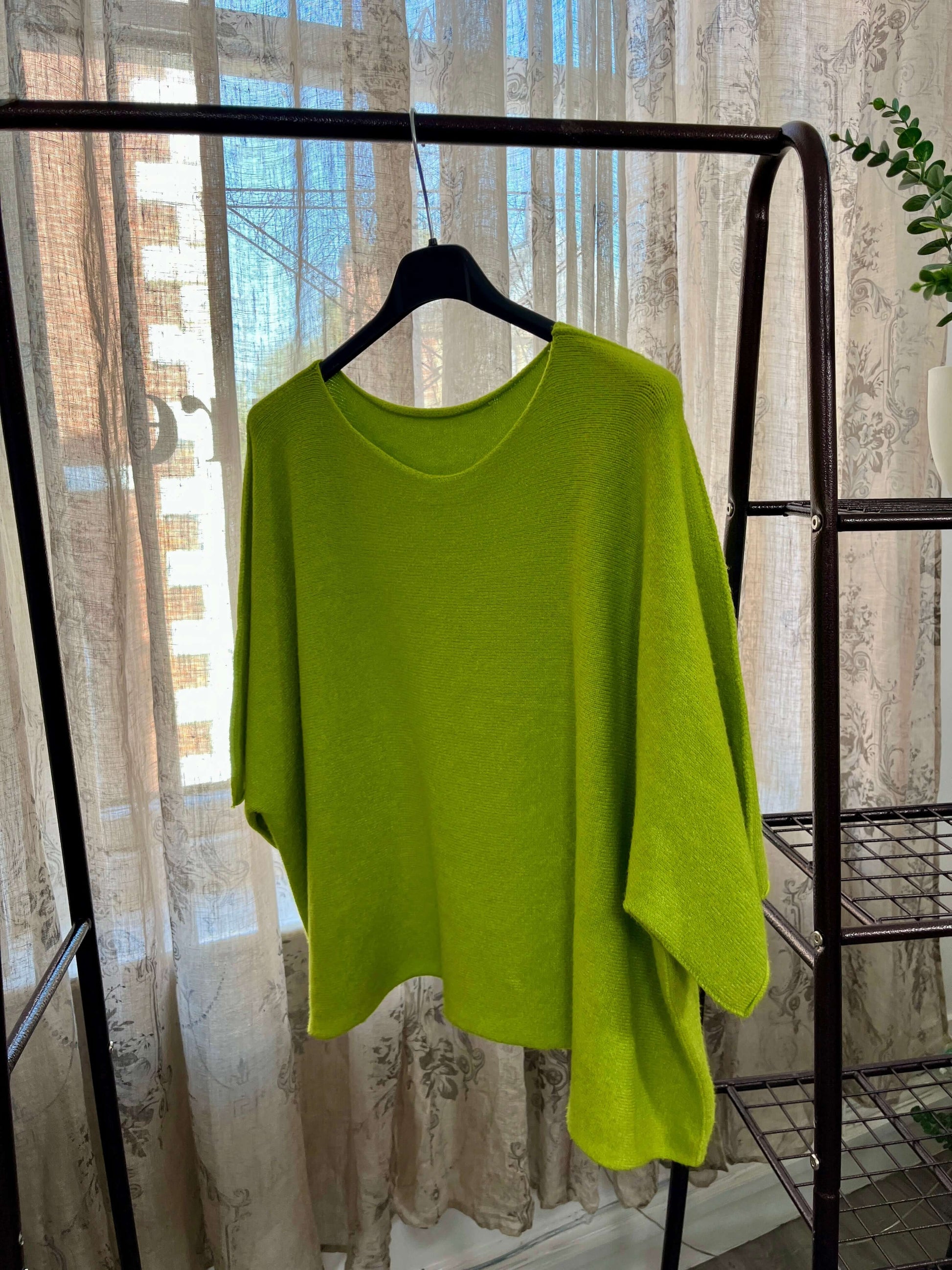 Torzi Boxy Swing Fine Knit Jumper