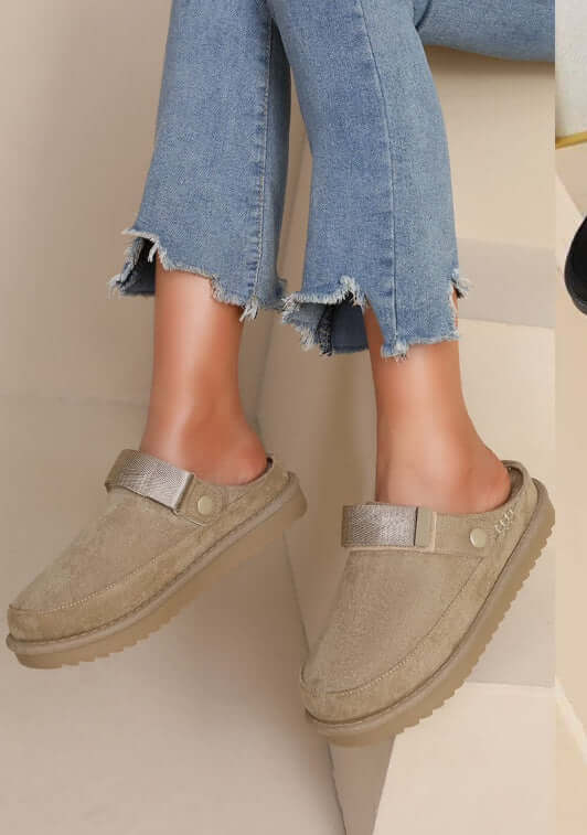 Chunky Slip On Clog With 2-in-1 Heel Strap