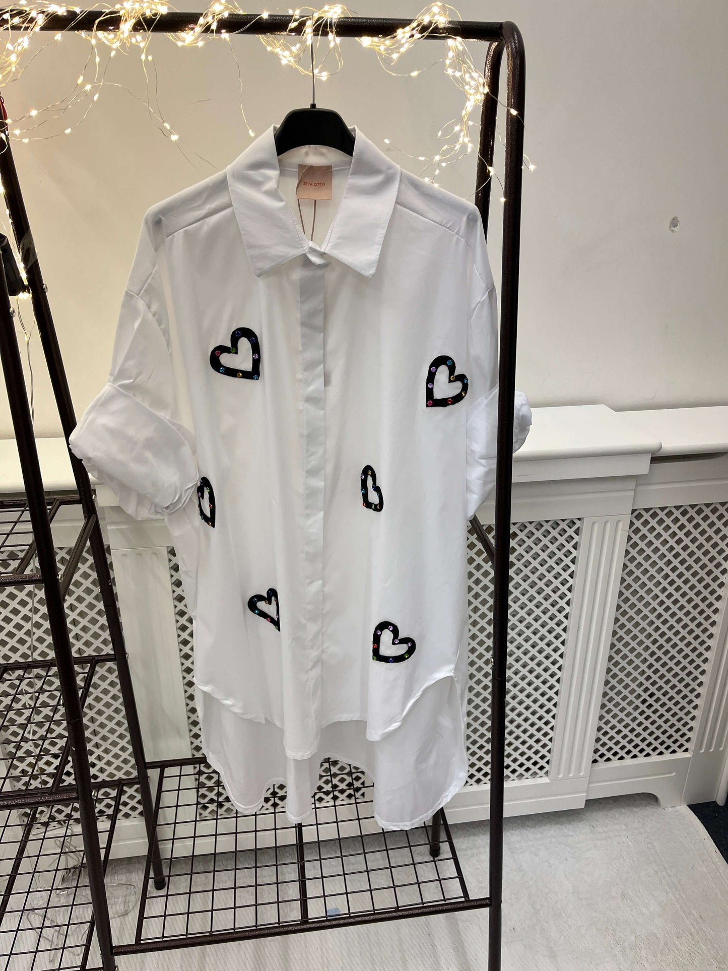 Zeta Heart Oversized Shirt