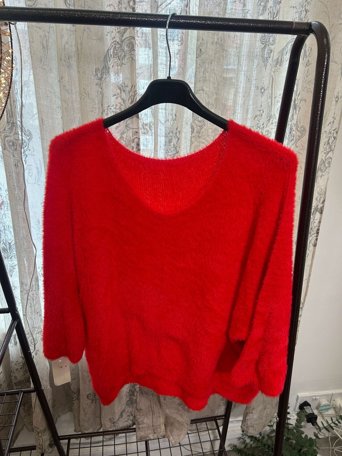 Fluffy Super Soft Batwing Jumper