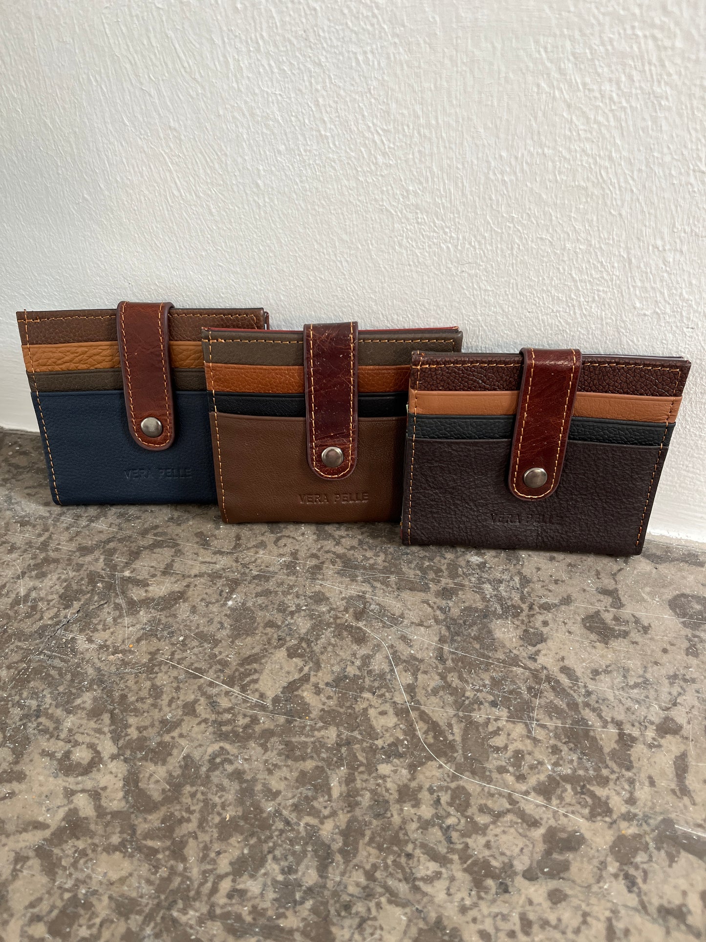 Slim Fold Leather Wallet