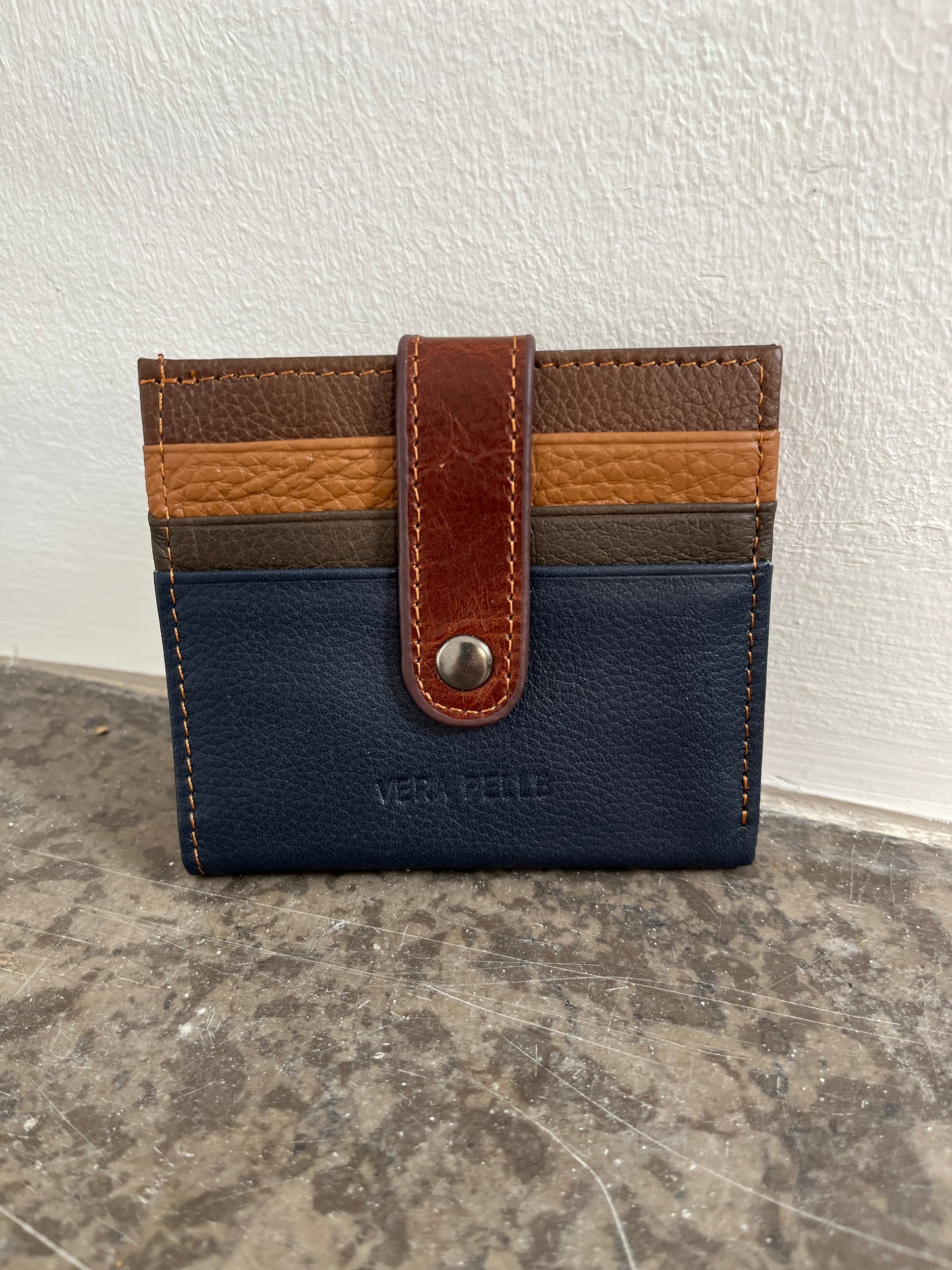 Slim Fold Leather Wallet