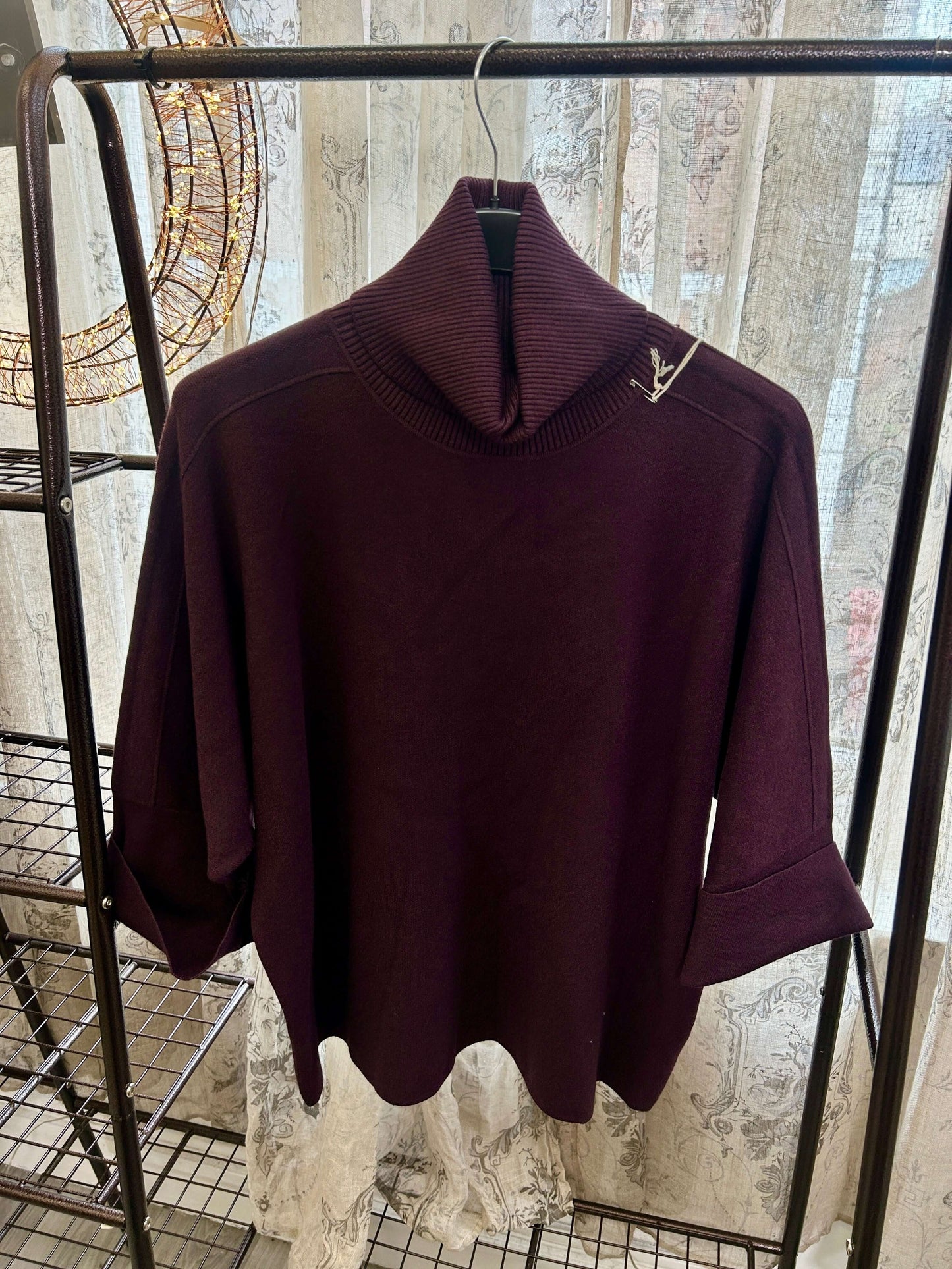 Flora Boxy Cowl Neck Jumper