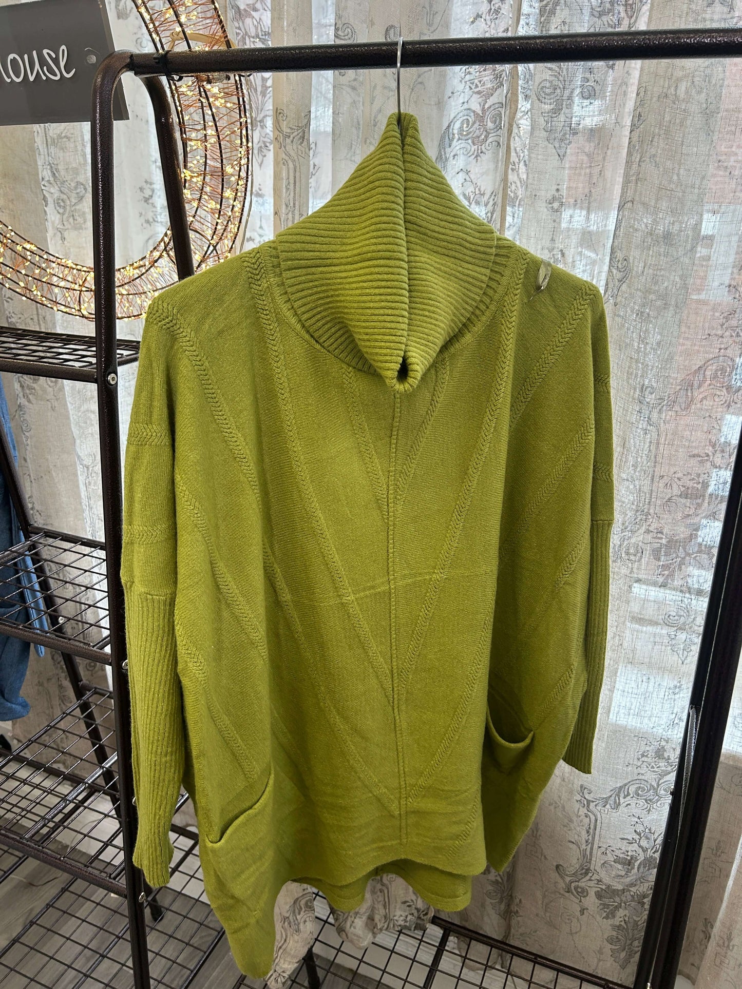 Serena Chevron Detail Cowl Neck Jumper