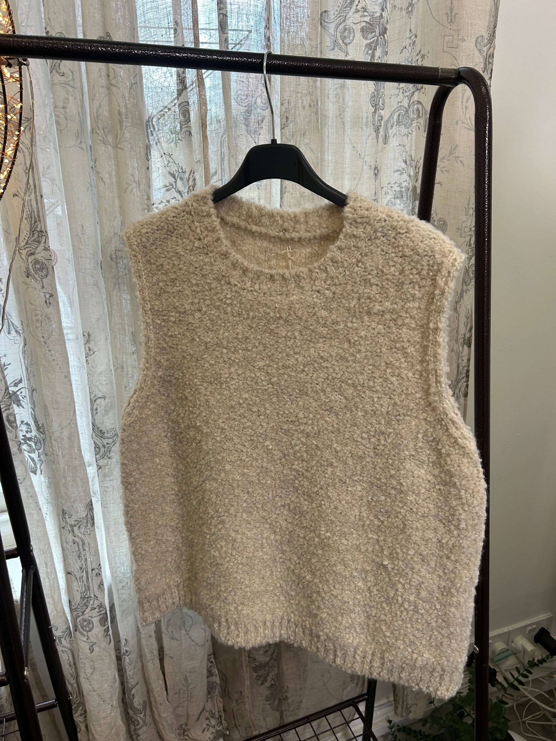 Ladies Boucle Tank Top