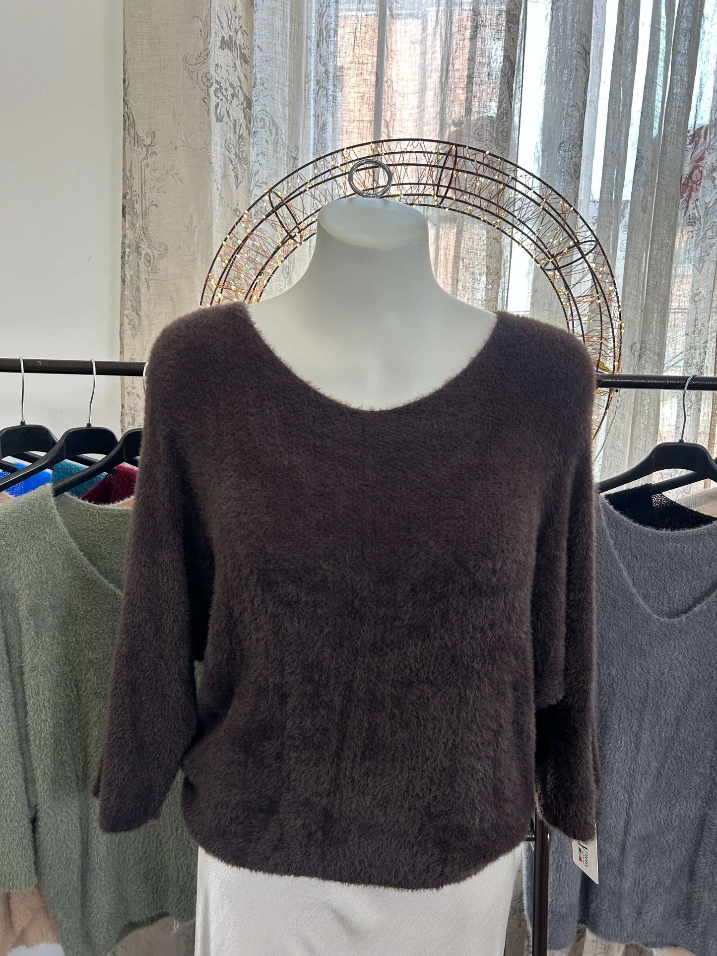 Fluffy Super Soft Batwing Jumper