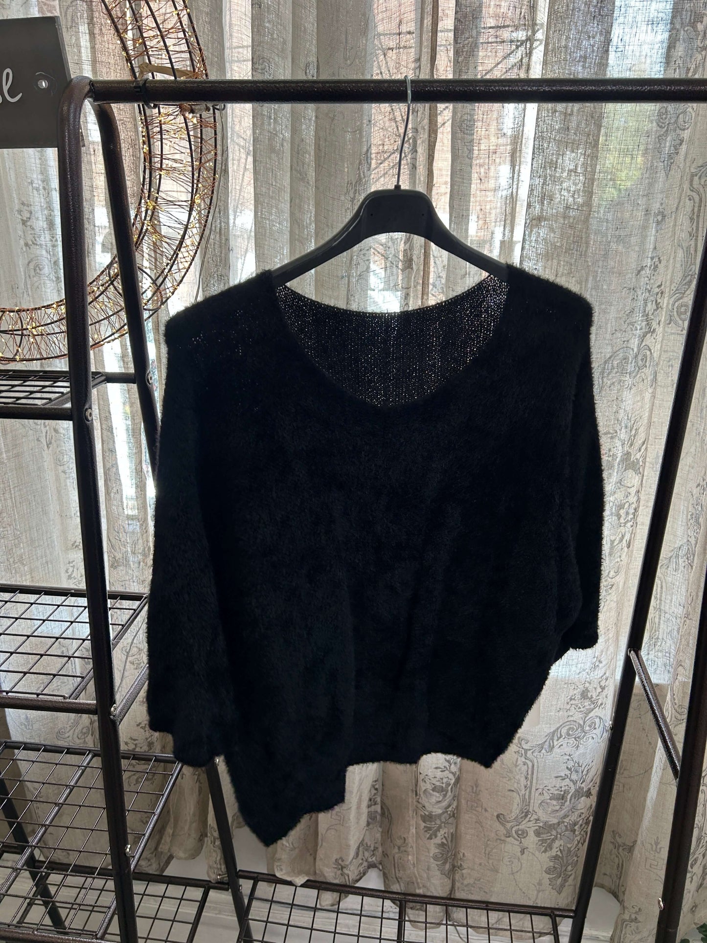 Fluffy Super Soft Batwing Jumper