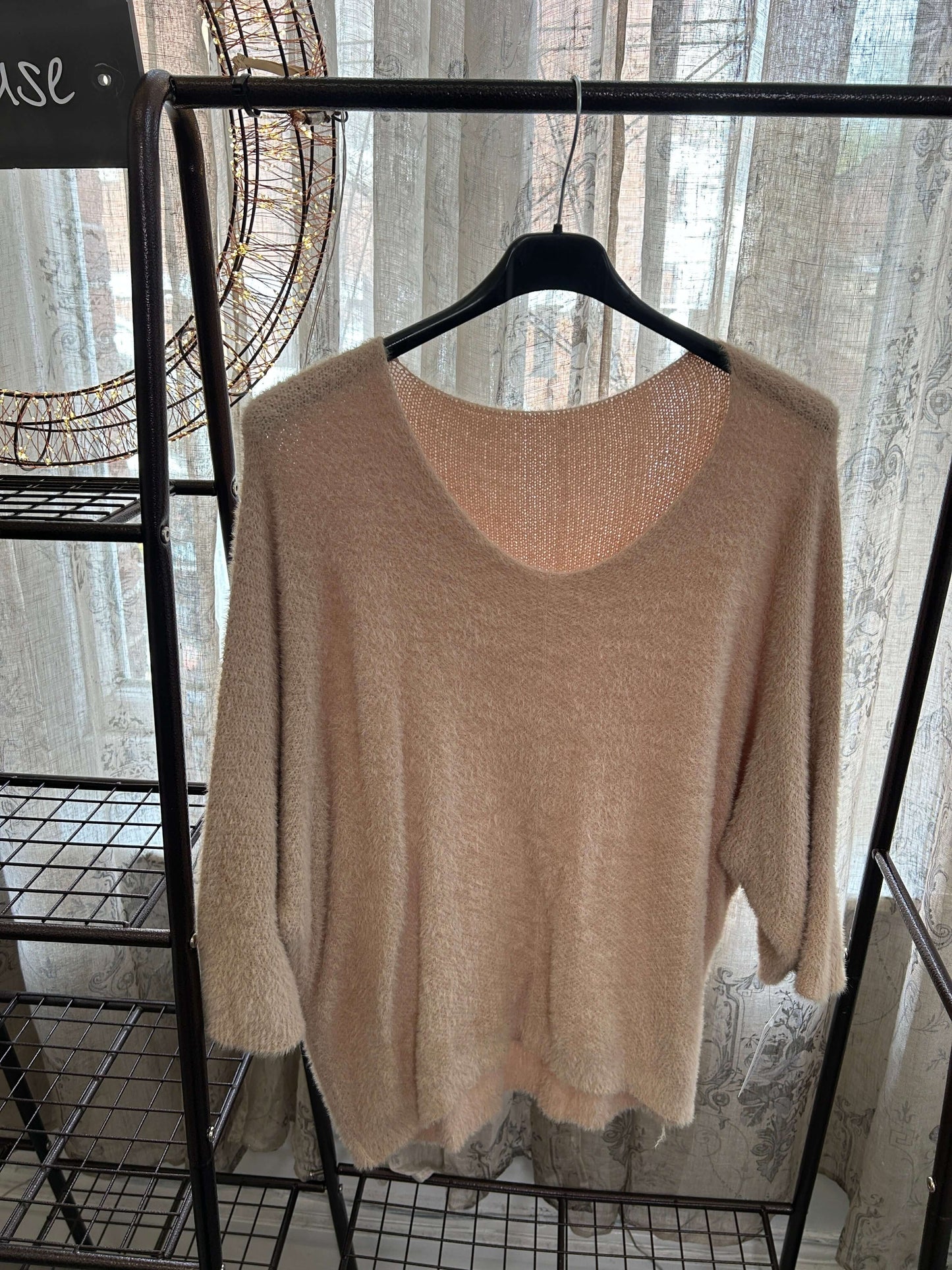 Fluffy Super Soft Batwing Jumper