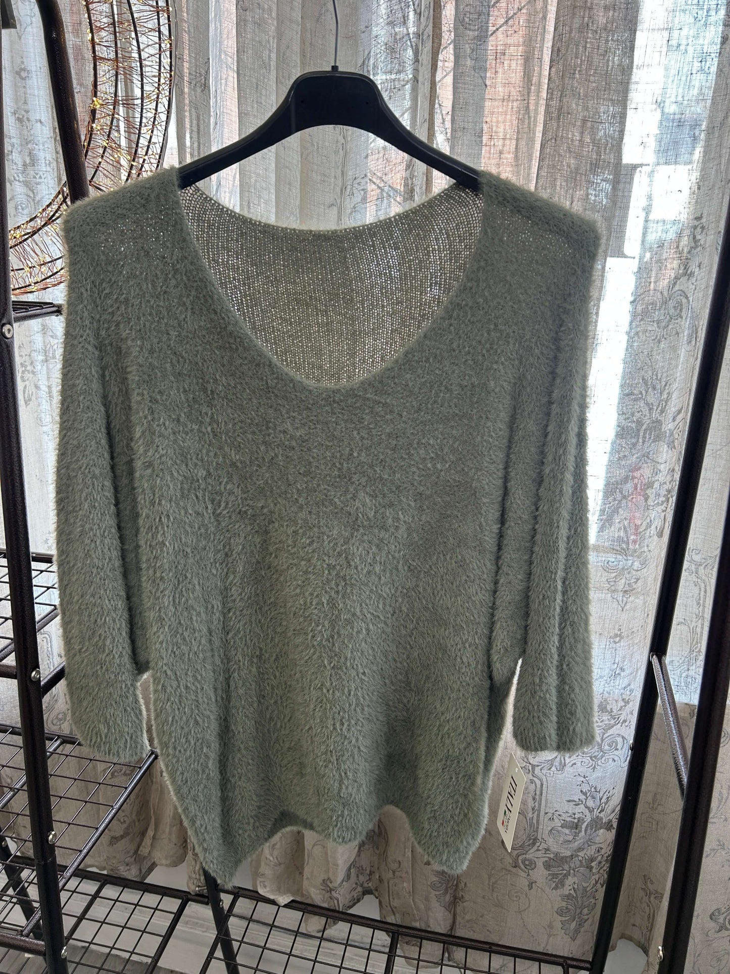 Fluffy Super Soft Batwing Jumper