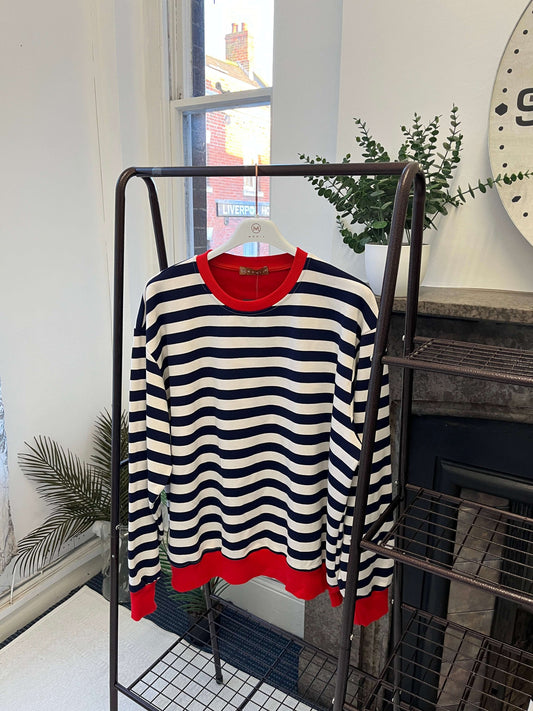 Bright Bold Stripe Sweatshirt