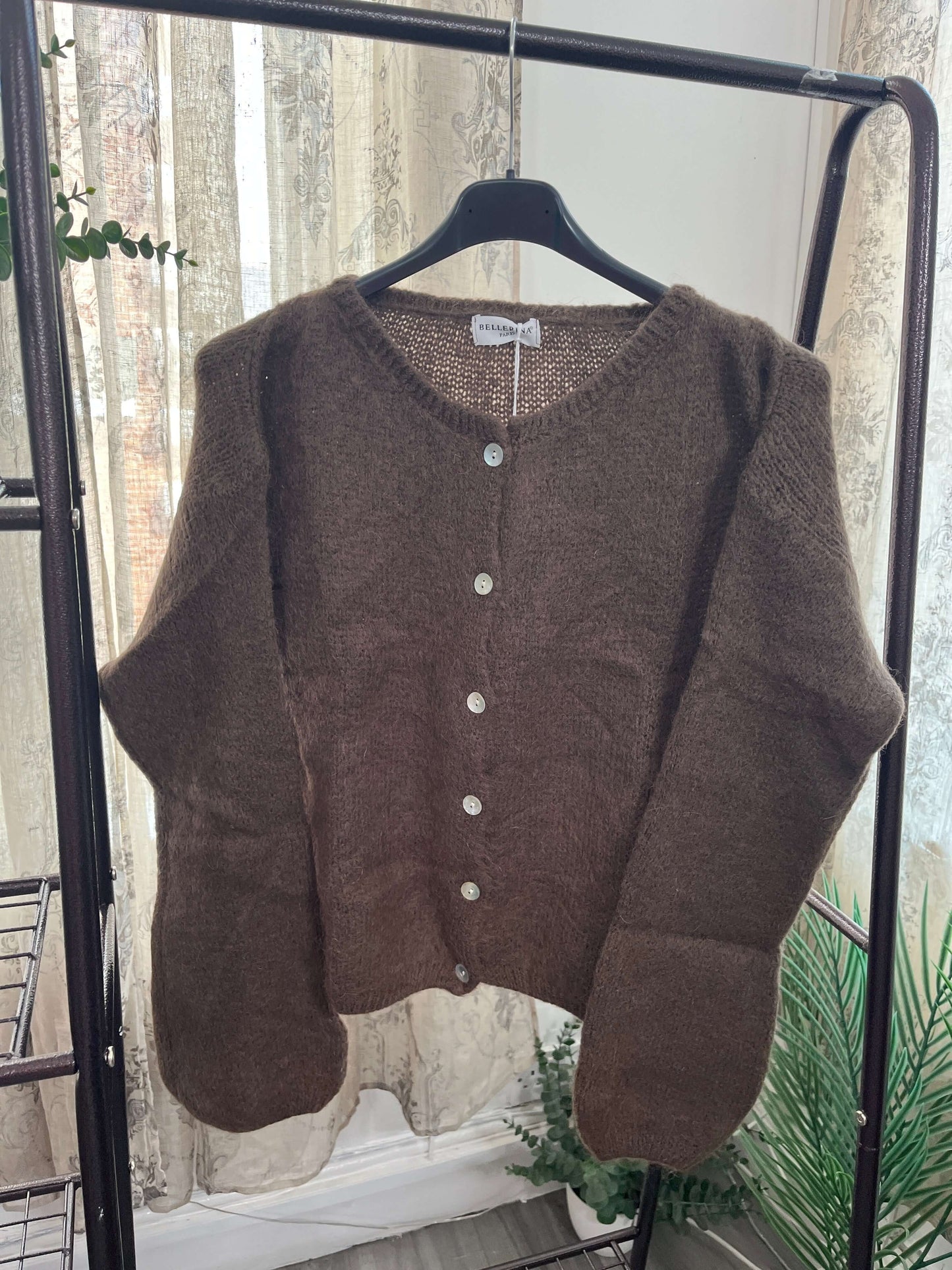 Trudi Long Sleeve Mohair Cardigan