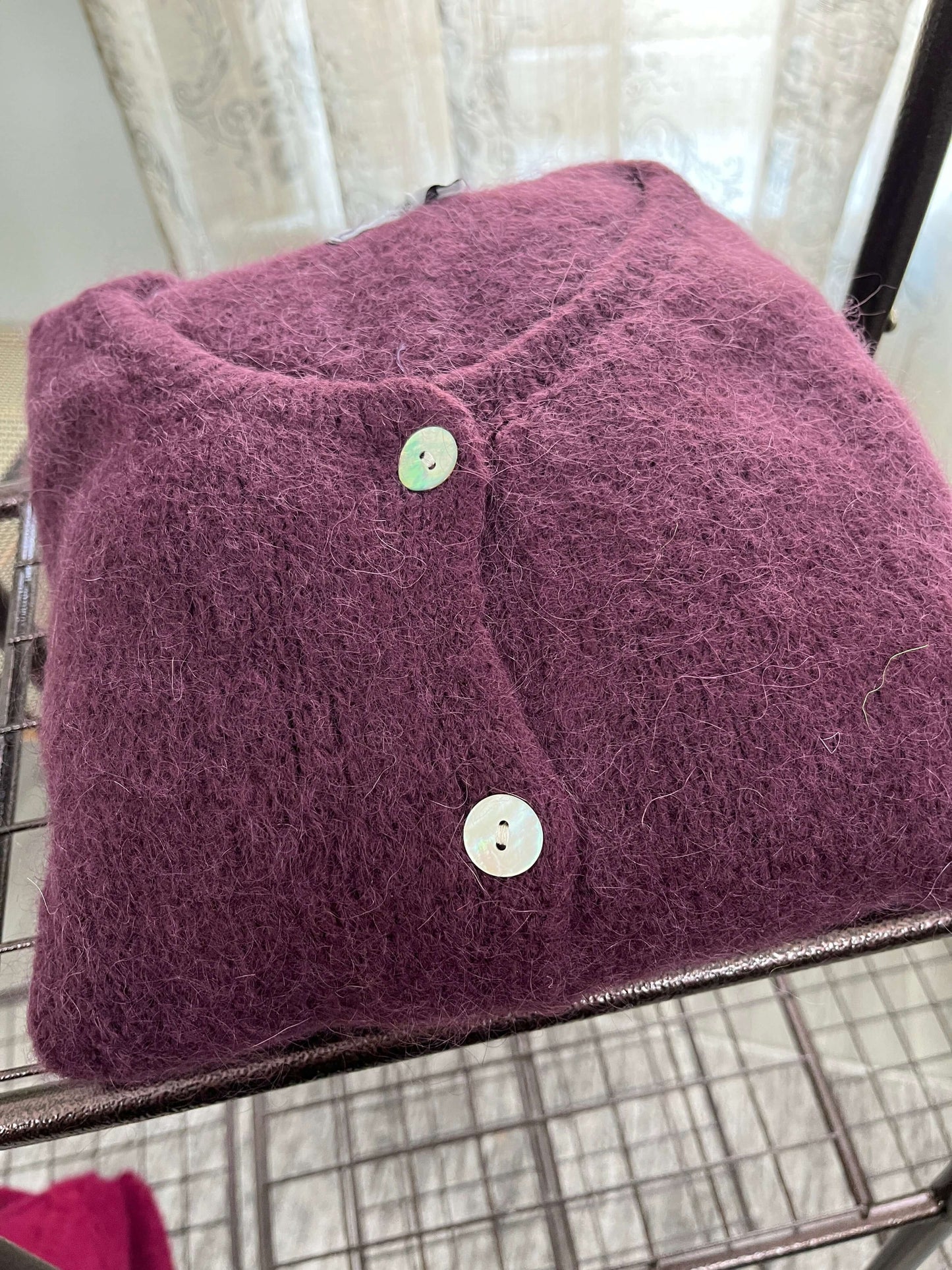 Trudi Long Sleeve Mohair Cardigan