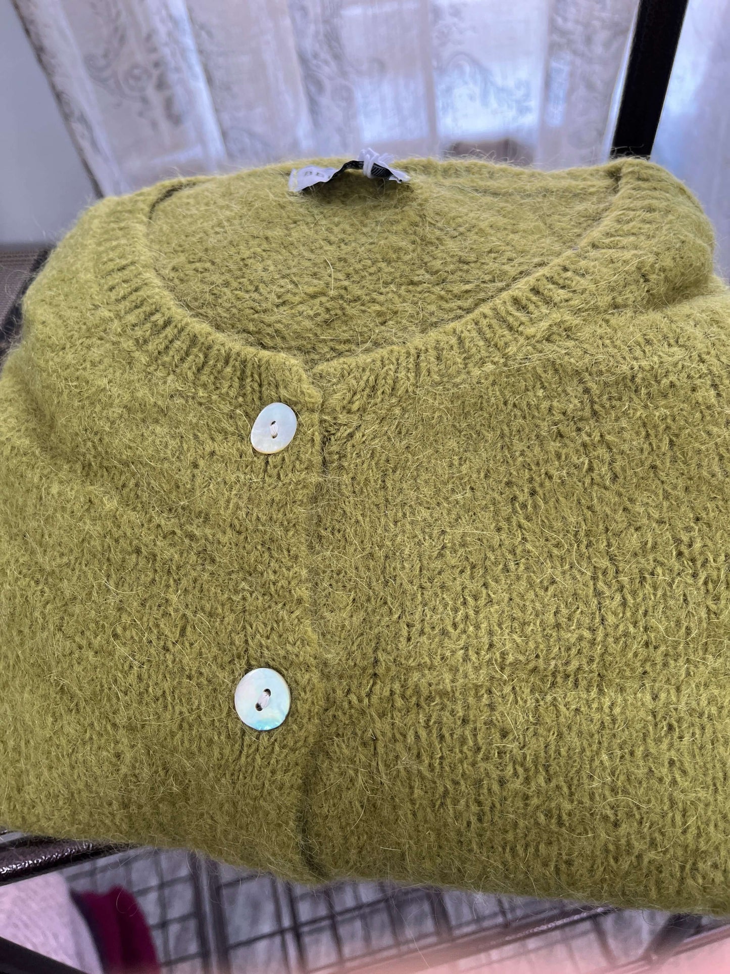 Trudi Long Sleeve Mohair Cardigan