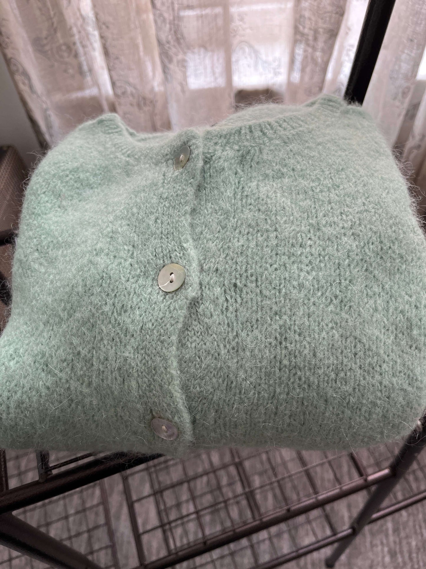 Trudi Long Sleeve Mohair Cardigan
