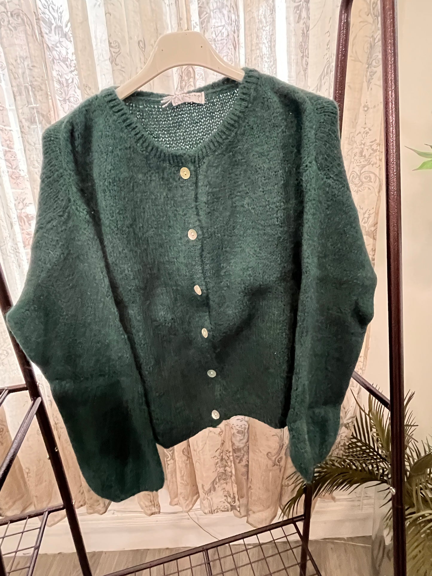 Trudi Long Sleeve Mohair Cardigan