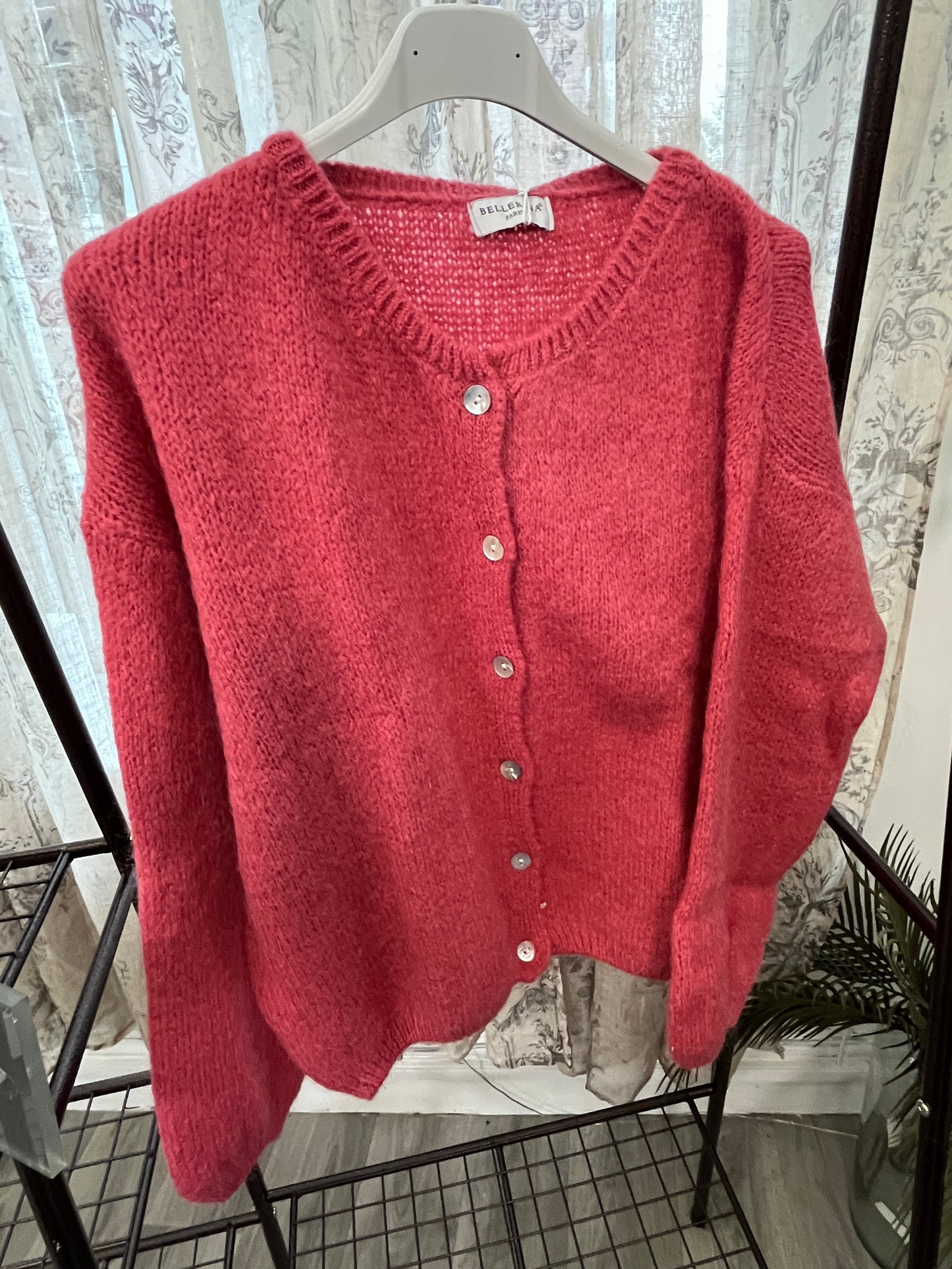 Trudi Long Sleeve Mohair Cardigan