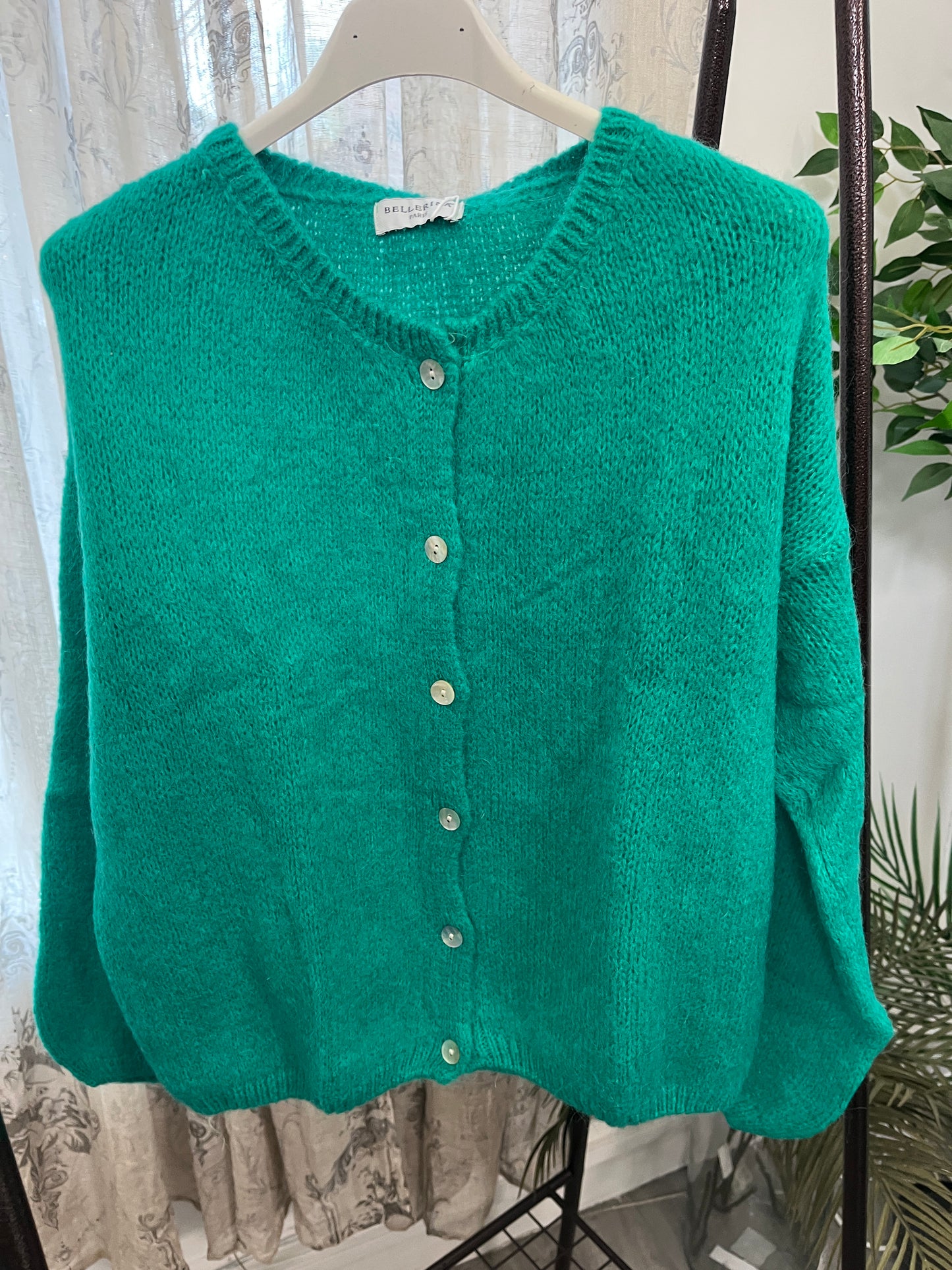 Trudi Long Sleeve Mohair Cardigan